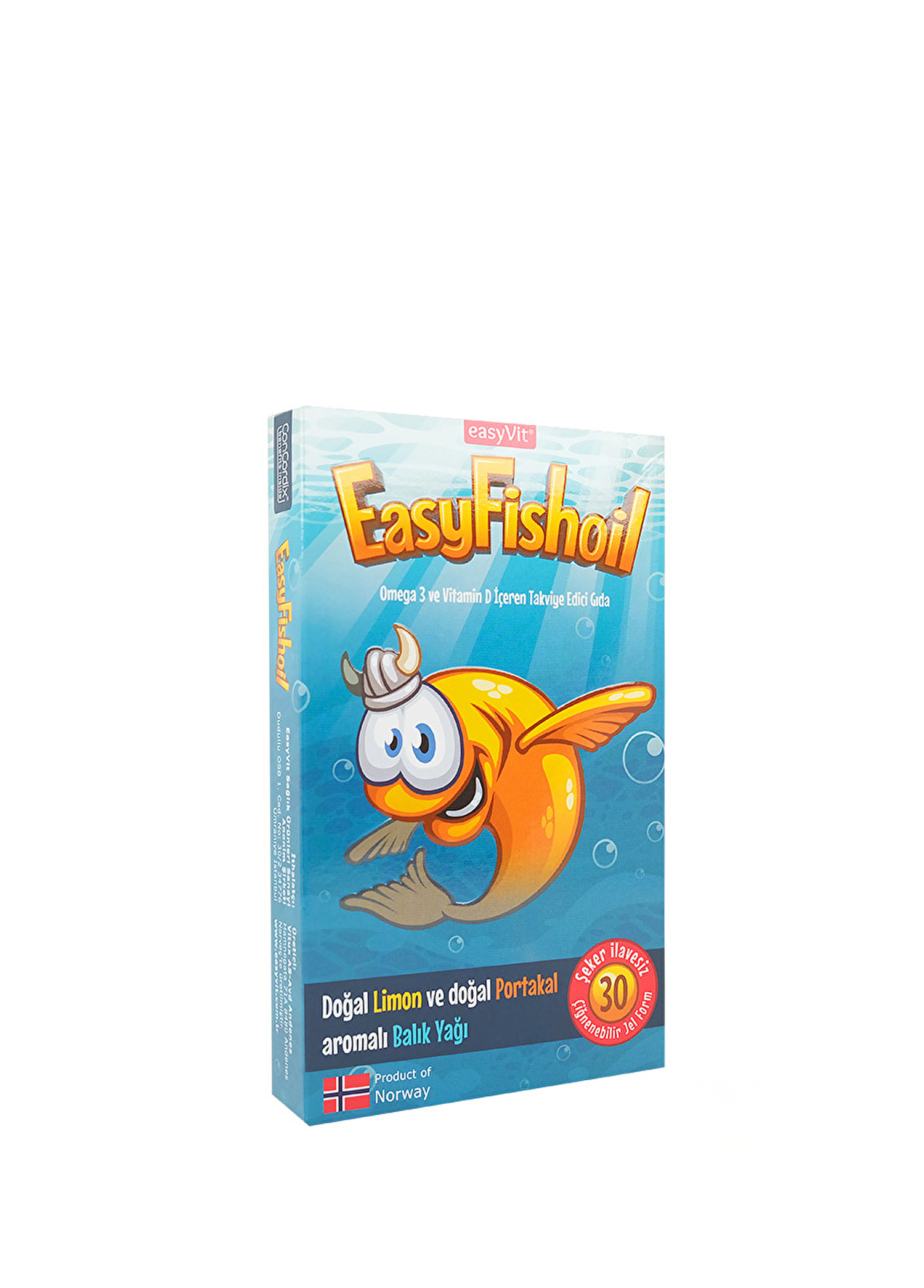 EasyFishoil Omega 3 30 Çiğnenebilir Jel Tablet