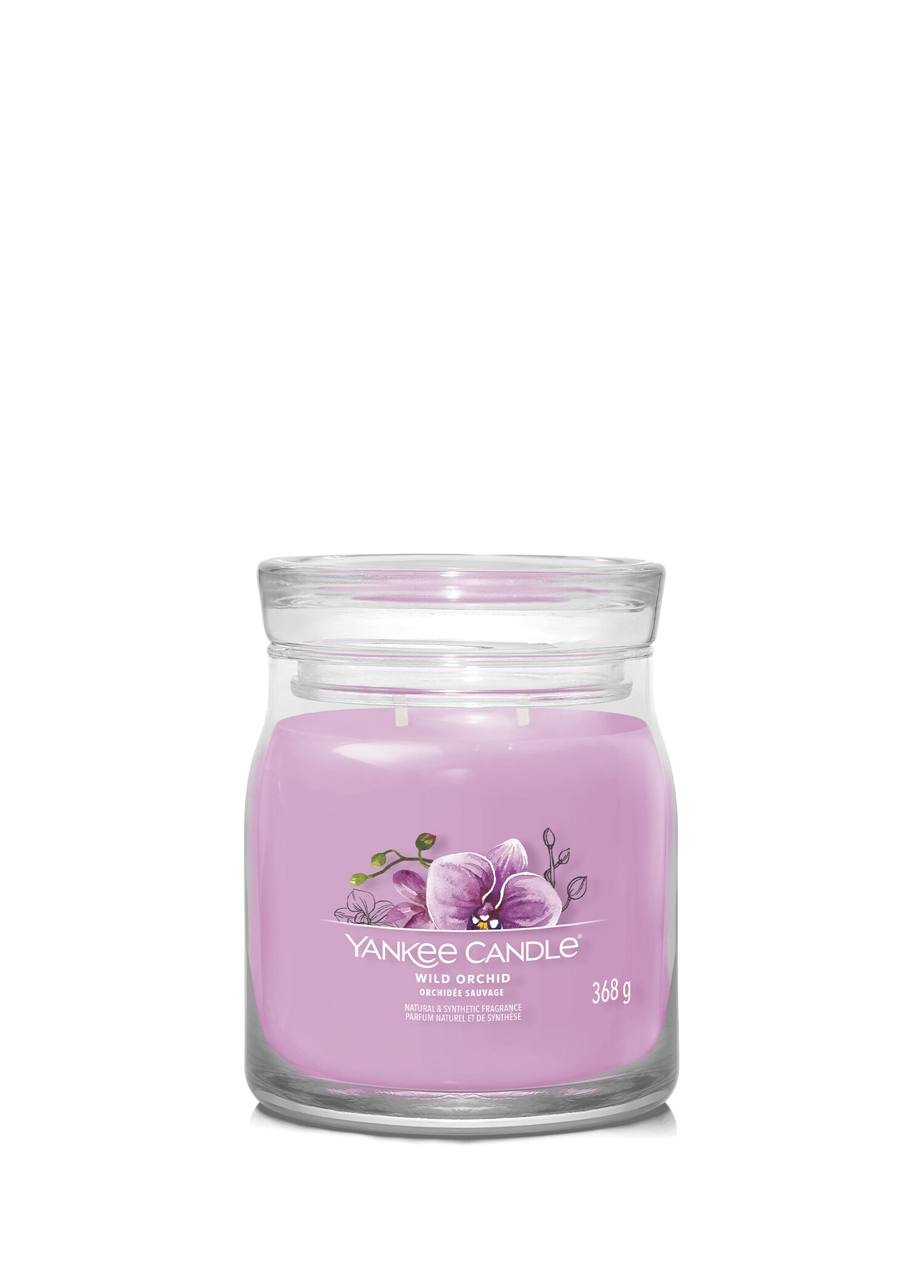 Wild Orchid Mor Çiçek Kokulu Mum 368 g