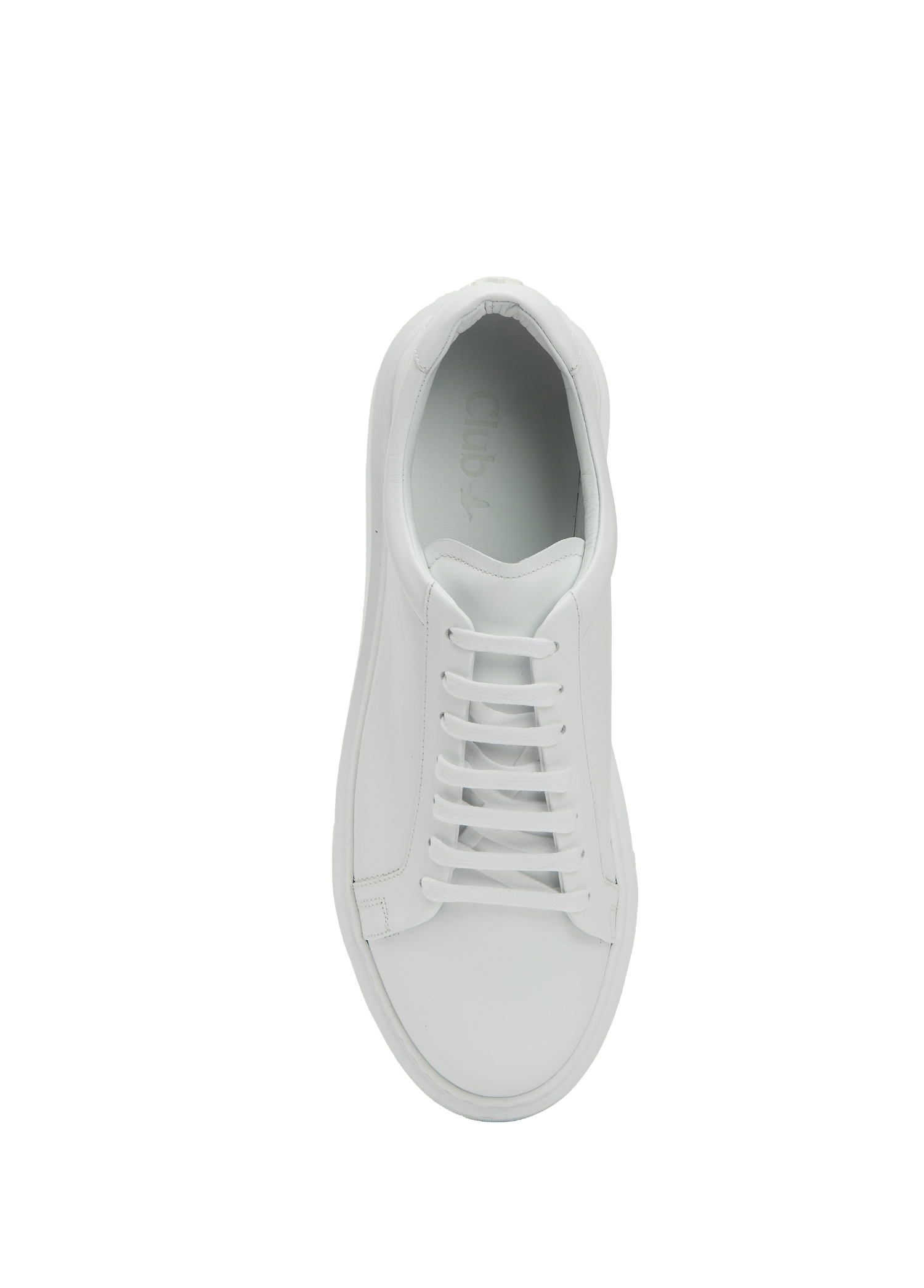 Beyaz Erkek Deri Sneaker_3