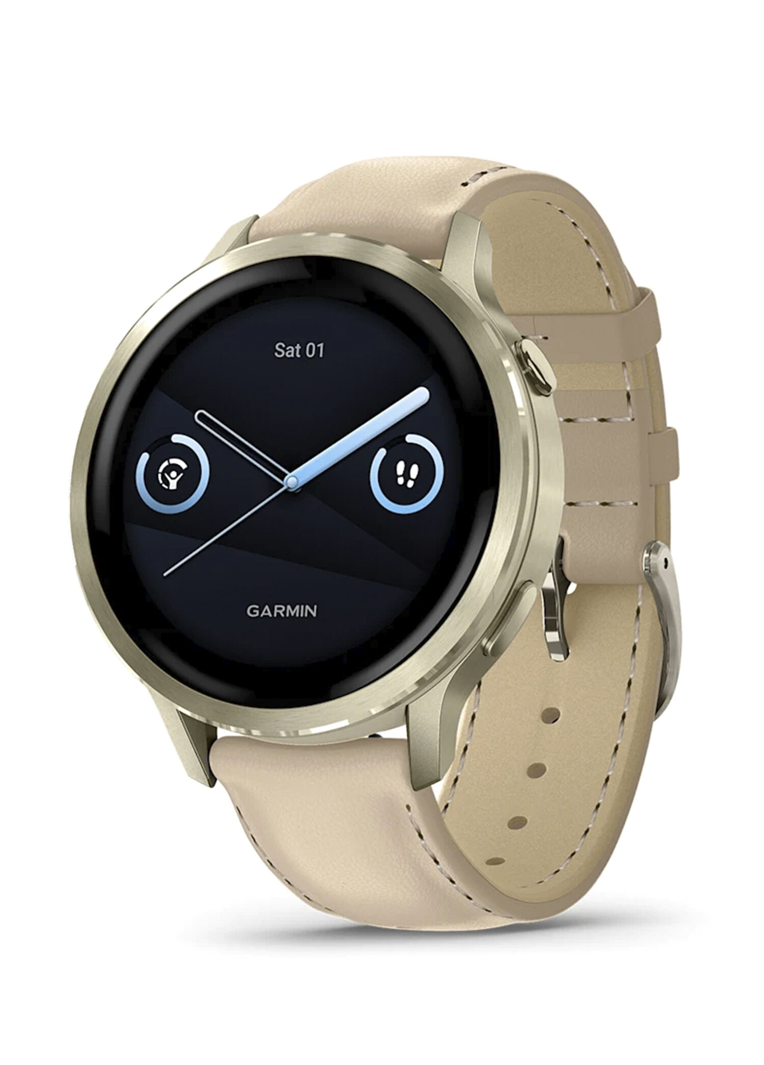 Venu 4 41 mm Lunar Gold Deri Kayışlı Akıllı Saat