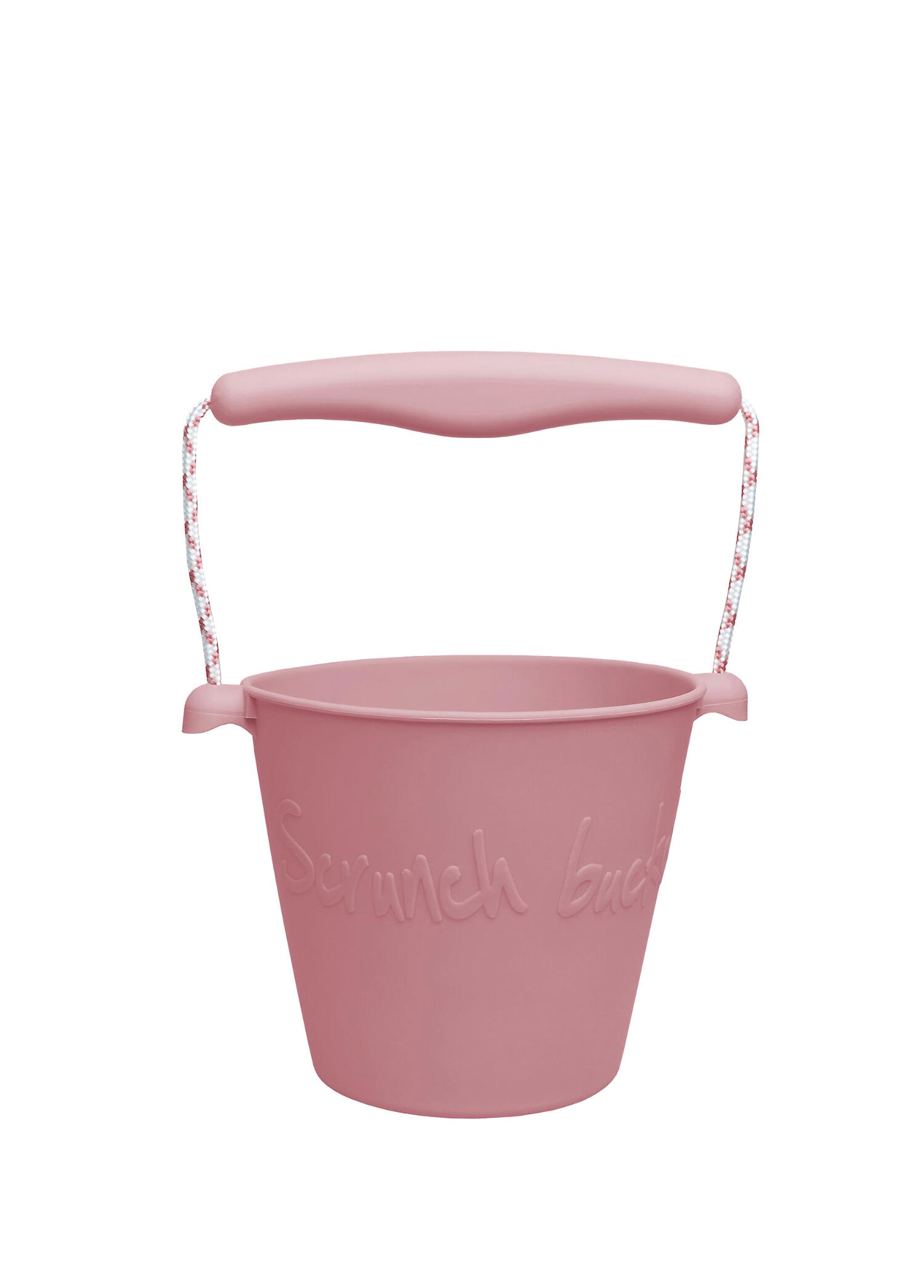 Silikon Pembe Katlanabilir Plaj Kovası