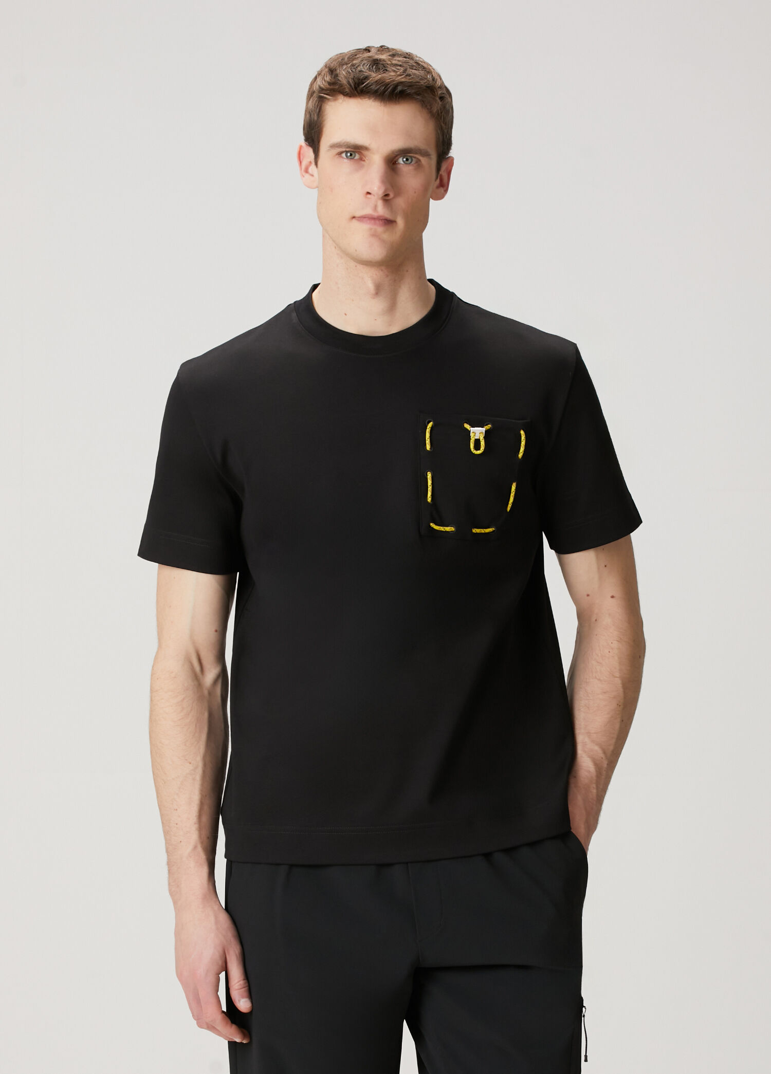 Fendi Siyah Erkek Siyah Cep Detaylı T-shirt 1943027 | Beymen
