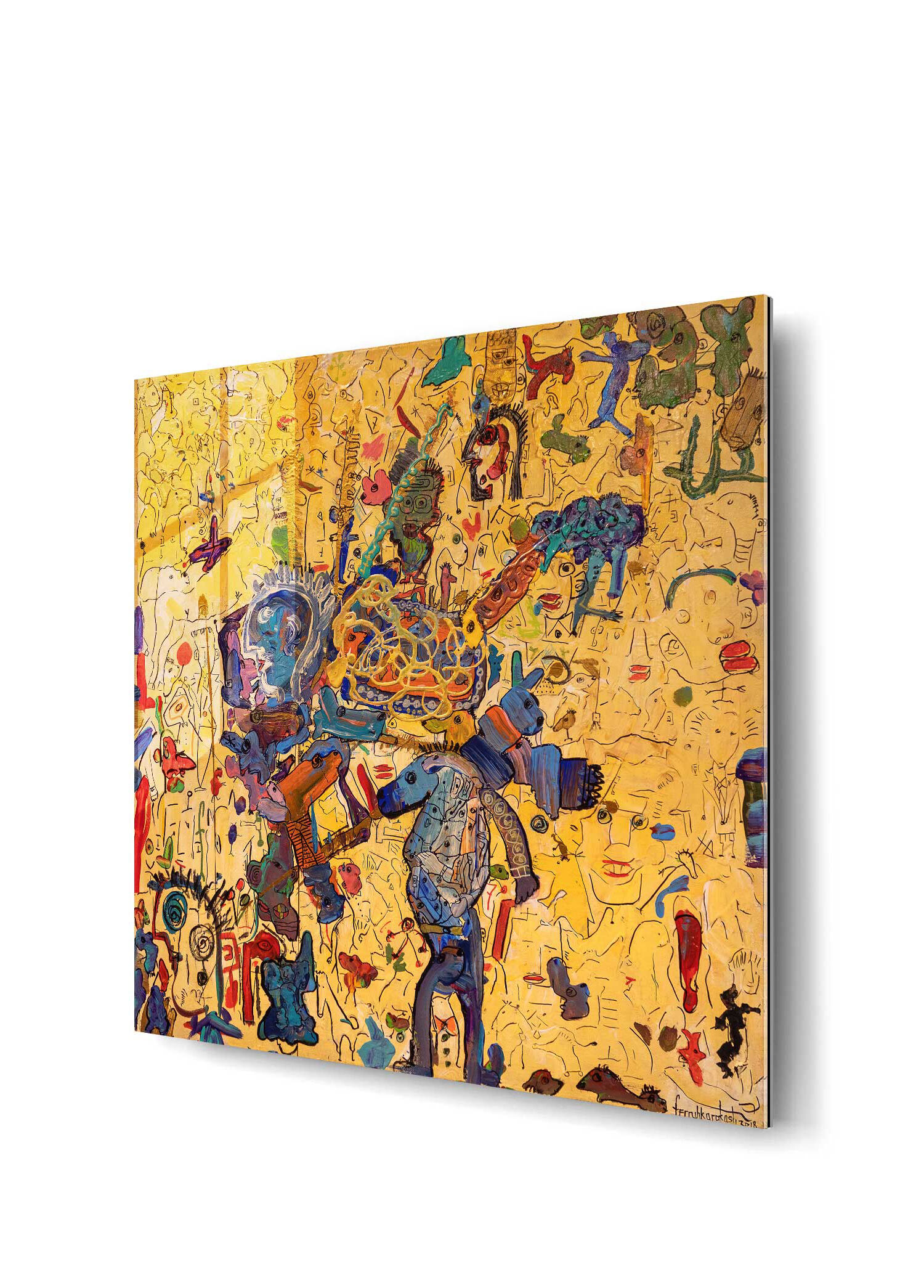 Energy Booster by Ferruh Karakaşlı 120x120 cm