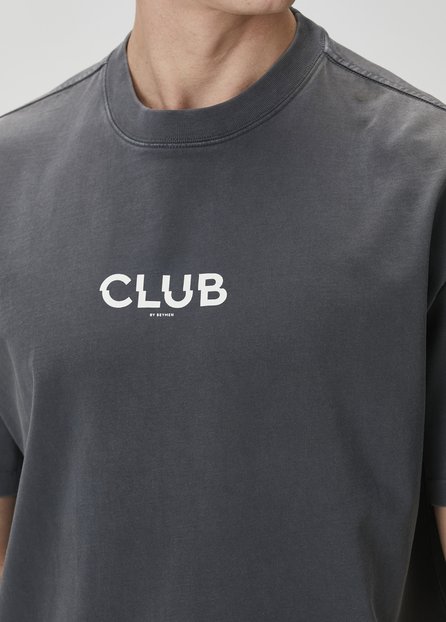Antrasit Oversize T-shirt_5