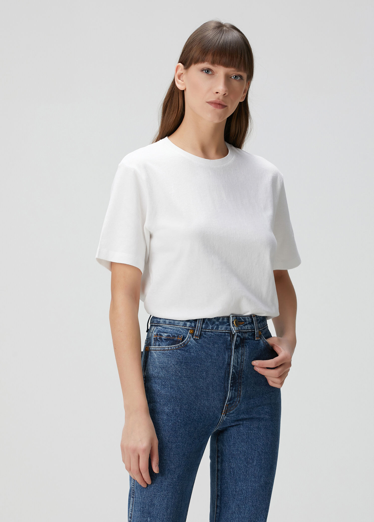 Mae Beyaz T-shirt