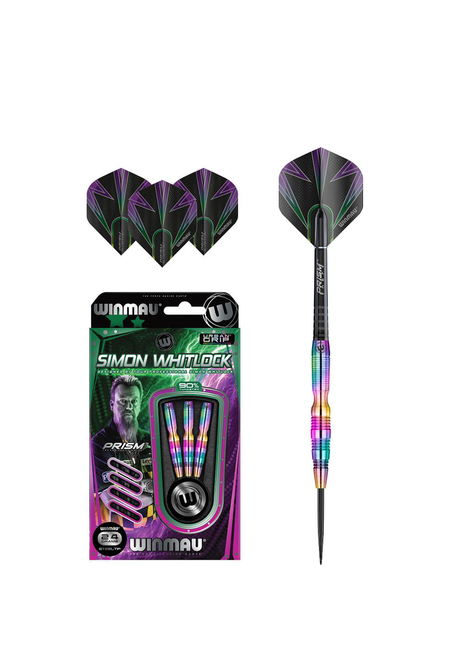 Simon Whitlock with Urban Grip Dart Oku 24 gr