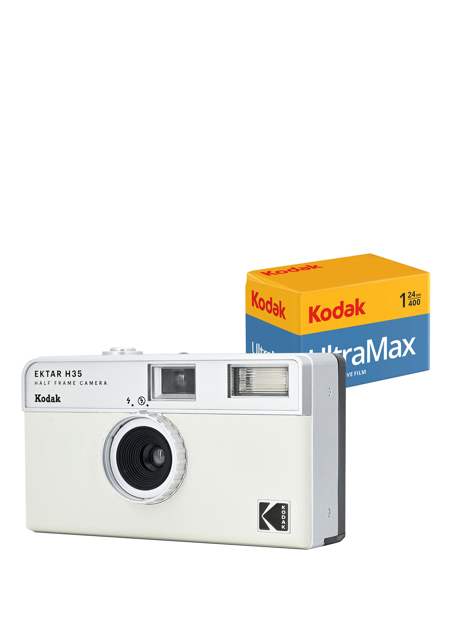 Ektar H35 Filmli Beyaz Fotoğraf Makinesi + Kodak Ultramax 24 Poz Film