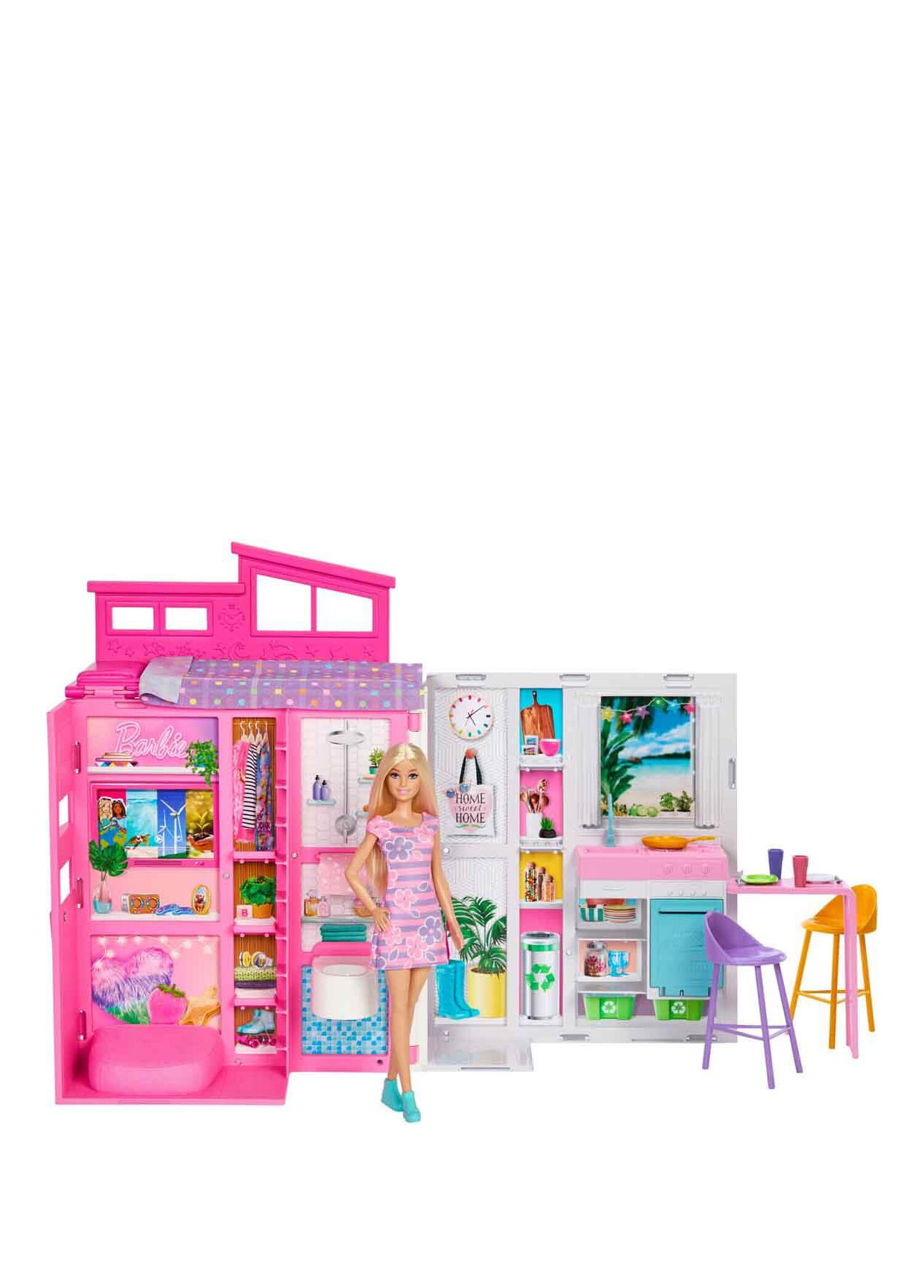 Portatif Tatil Evi Bebek ve Oyun Seti HRJ77