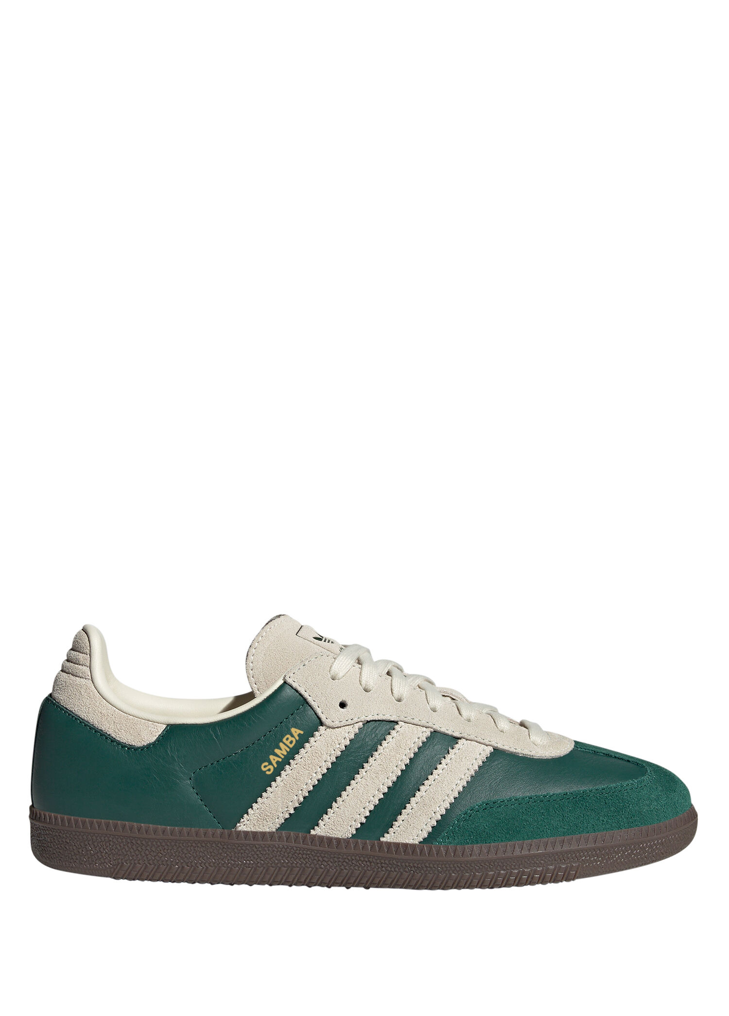 Adidas - Samba Yeşil Beyaz Erkek Sneaker - Koyu Yeşil