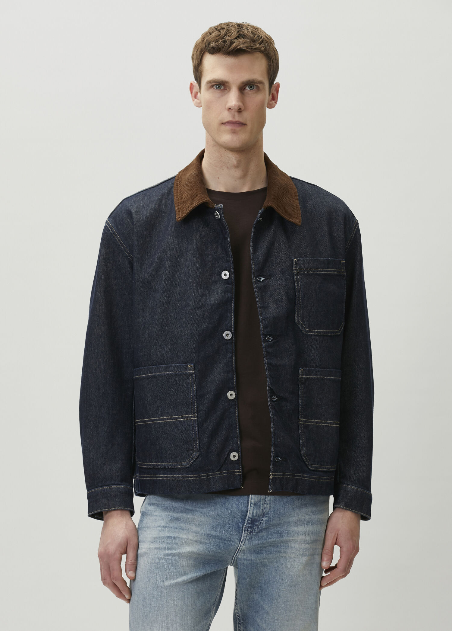 Ironhide Lacivert Denim Ceket