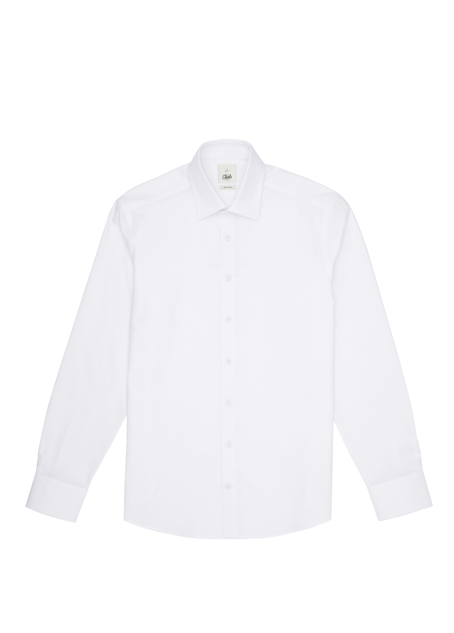 Comfort Fit Beyaz Non-iron Oxford Gömlek_7