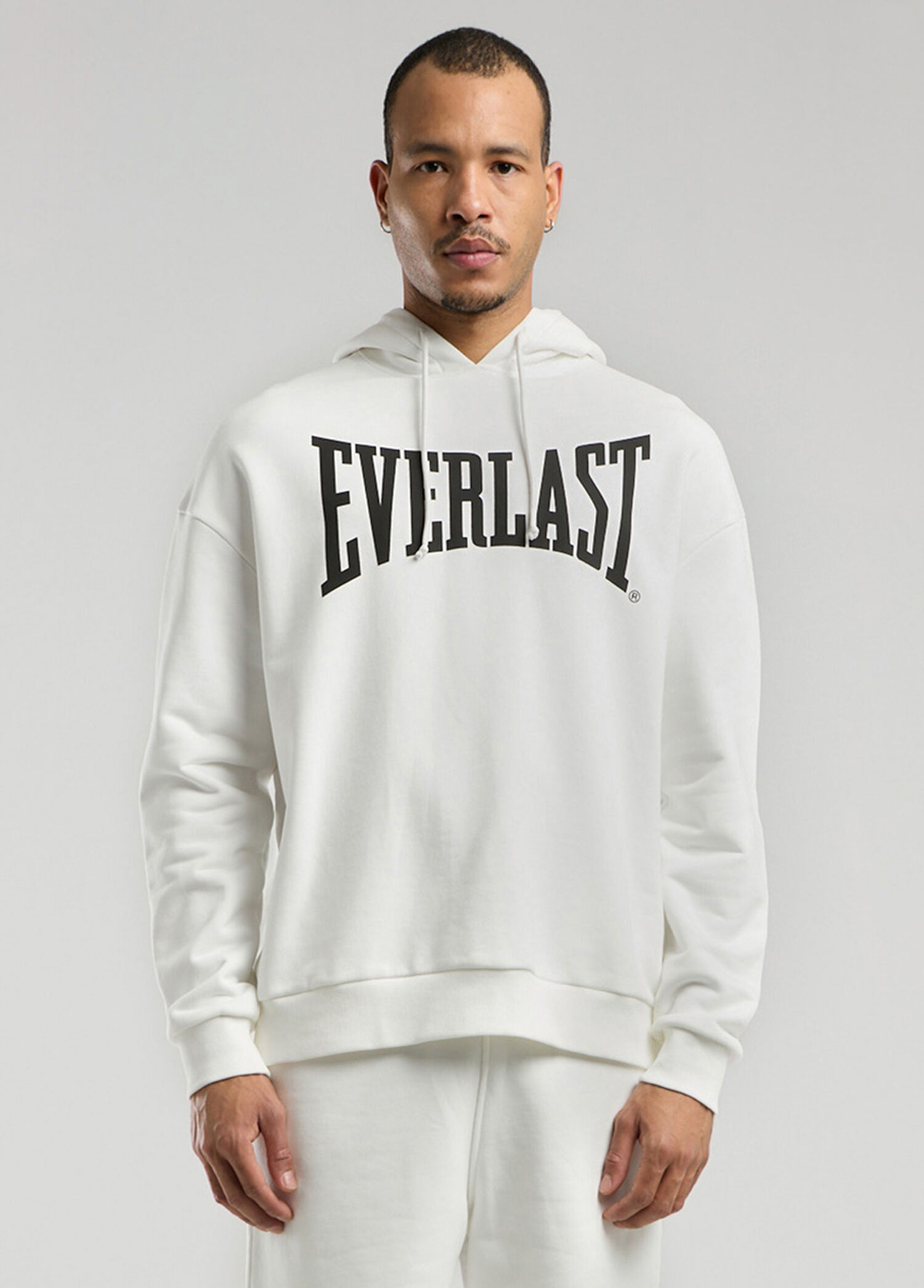 Ever Classics Comfort Beyaz Kapüşonlu Erkek Spor Sweatshirt