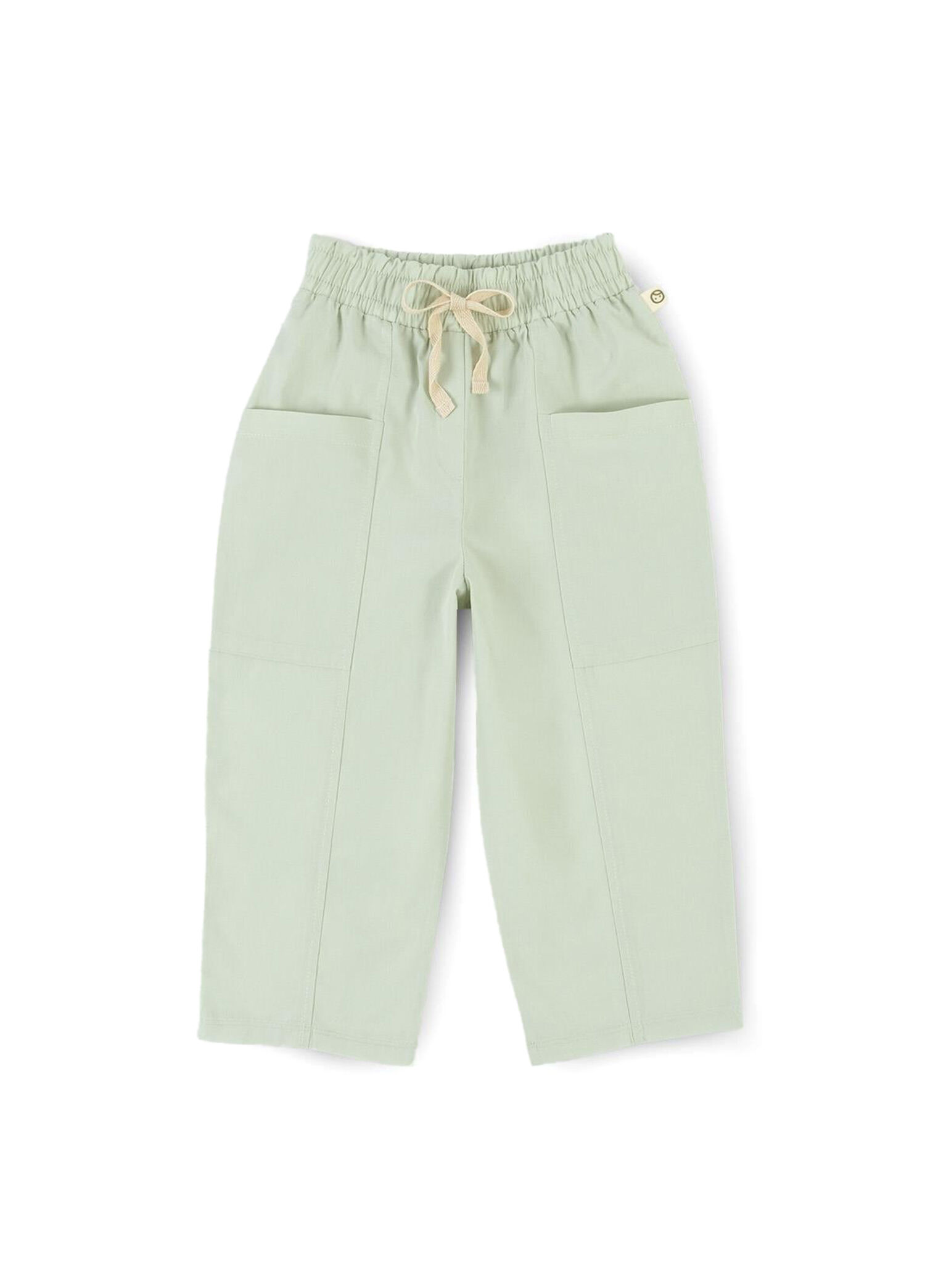 Yeşil Organik Pamuk Unisex Çocuk Pantolon