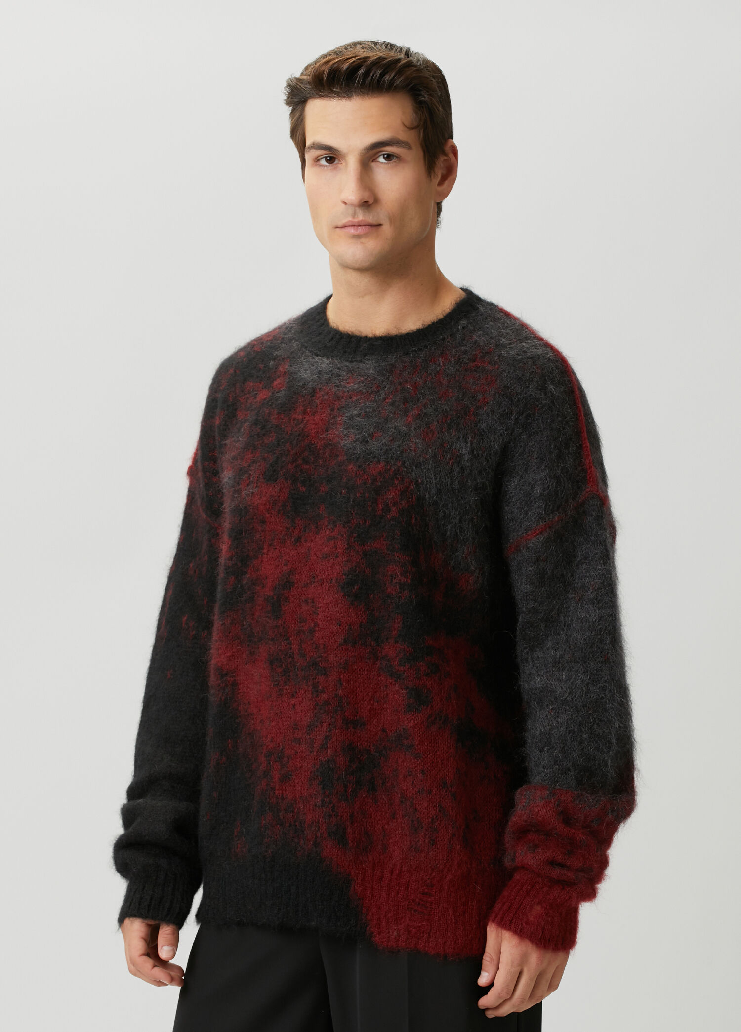 Black Gradient Moher Sweater