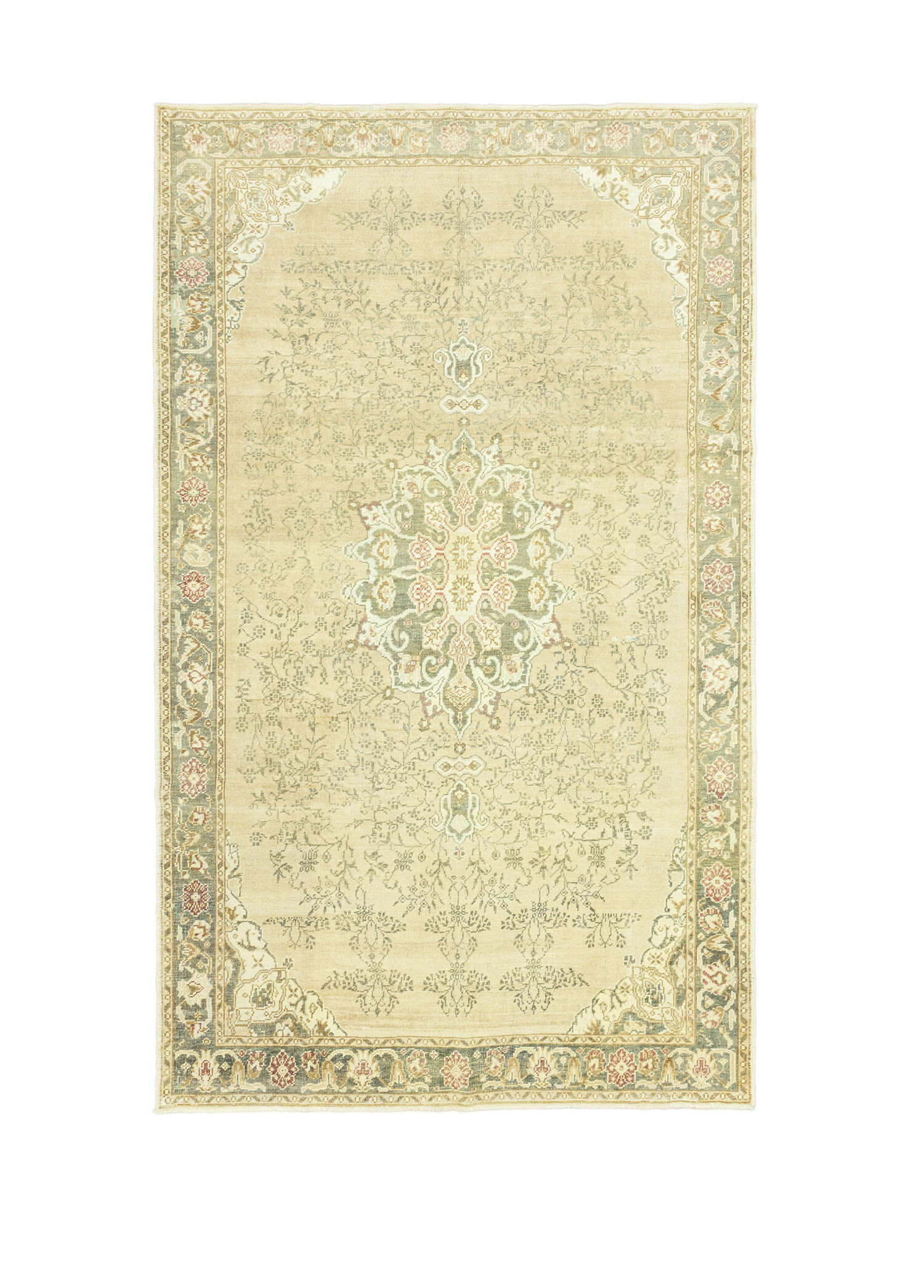Delphi El Dokuma Vintage Halı 199 x 341 cm