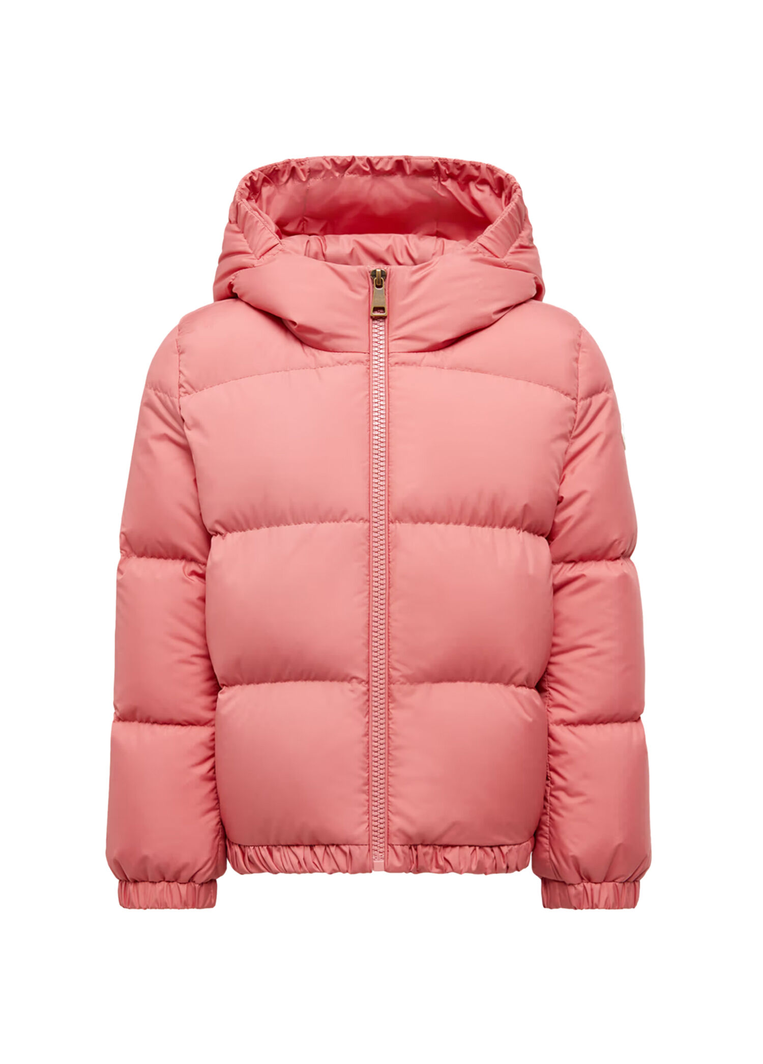 Pembe Kapüşonlu Kız Çocuk Mont