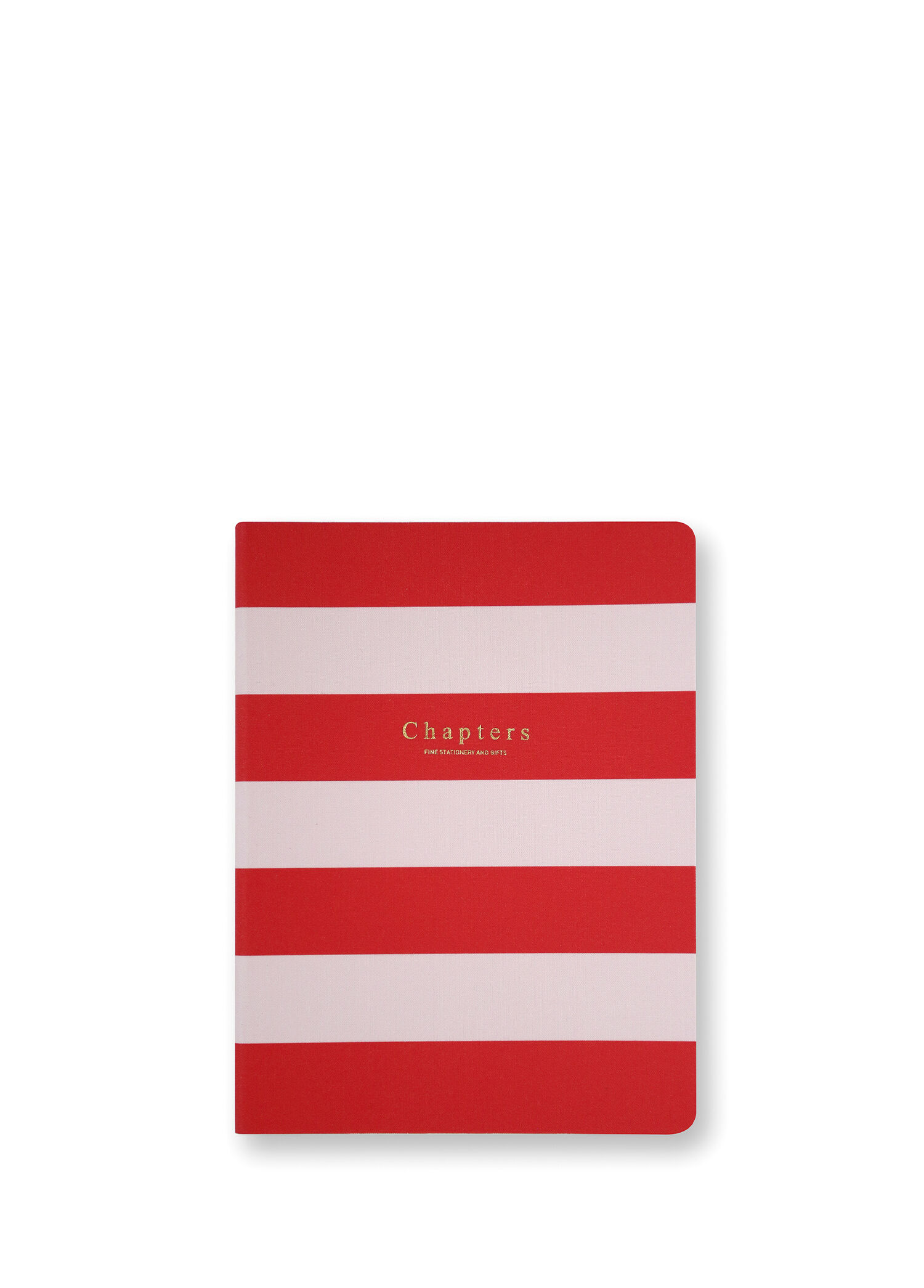 Canvas Pink & Red Stripes Not Defteri