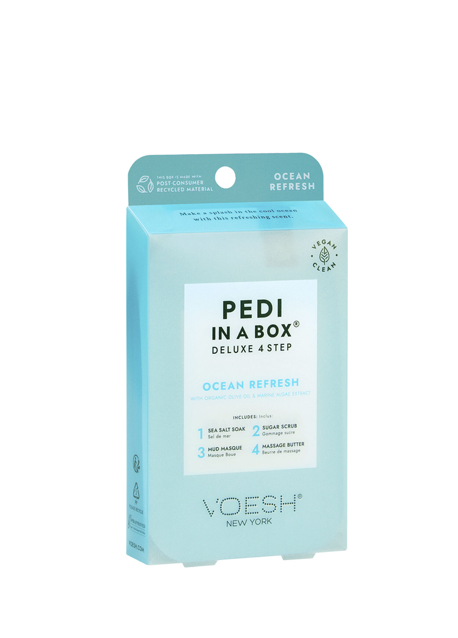 New York Pedi In A Box Deluxe Okyanus Refresh 4 Adımlı Pedikür Seti