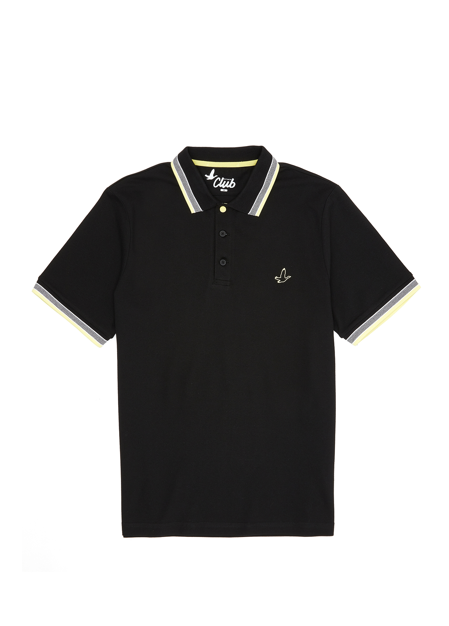 Comfort Fit Siyah Polo Yaka T-shirt_7