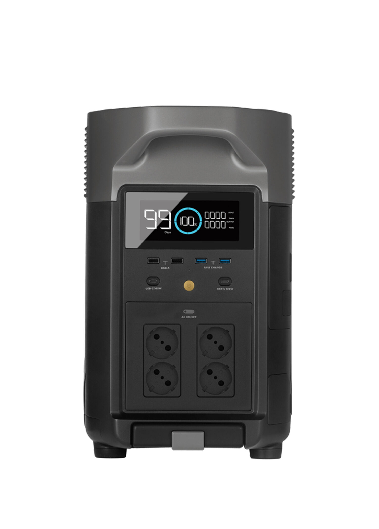 Delta Pro 3600Wh Kapasite 4x3600W (X-Boost 4500W) Çıkış Taşınabilir Güç Kaynağı
