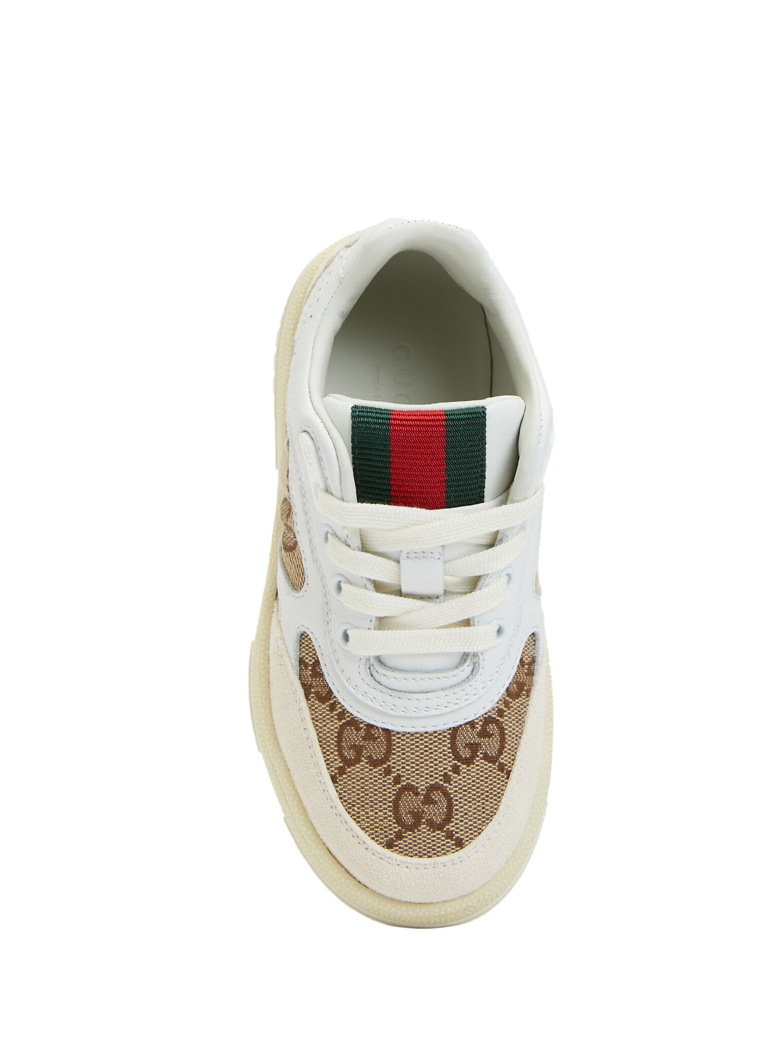 Gucci - Kırık Beyaz Logolu Unisex Çocuk Sneaker - Kırık Beyaz