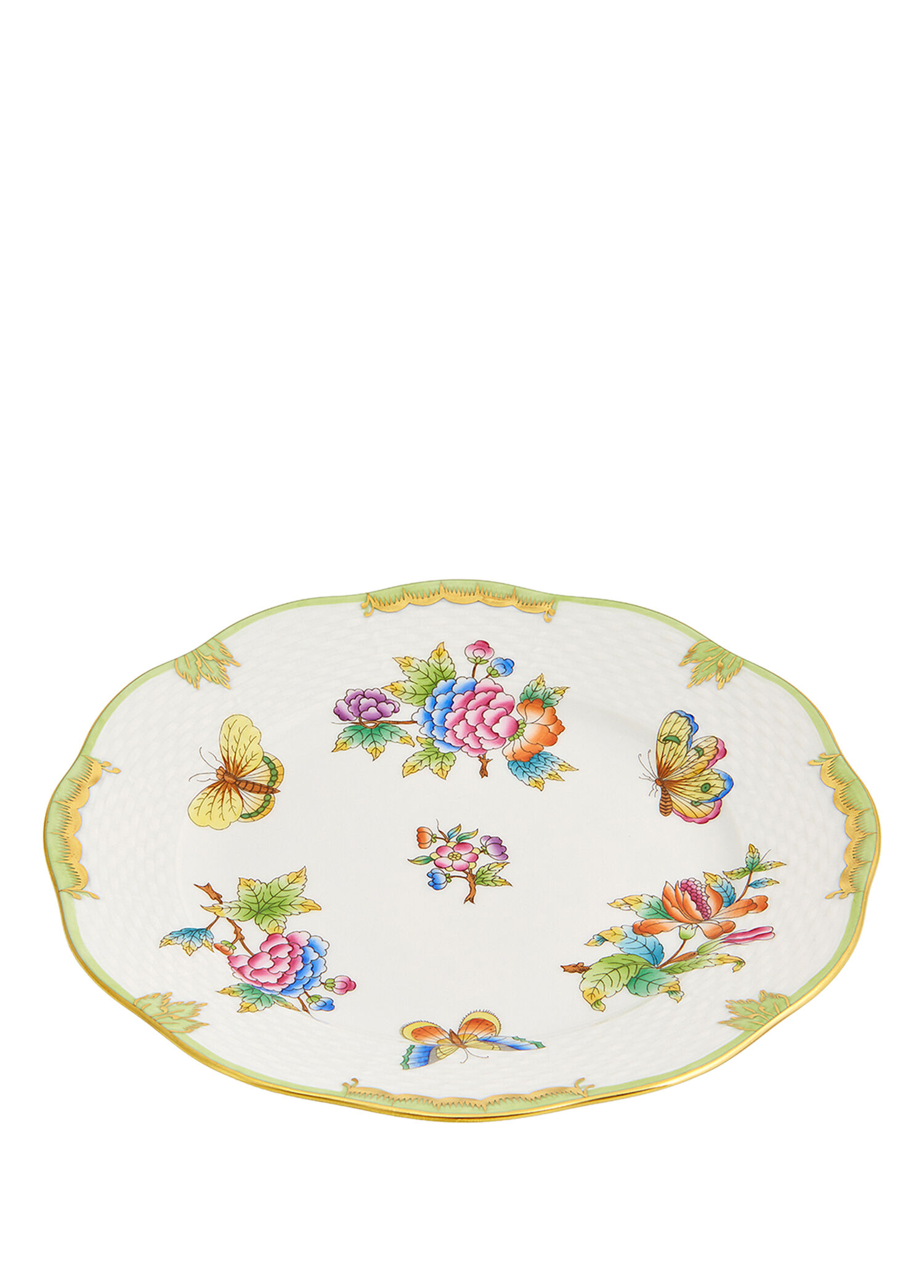 Victoria Desenli Porselen Tatlı Tabağı 21 cm