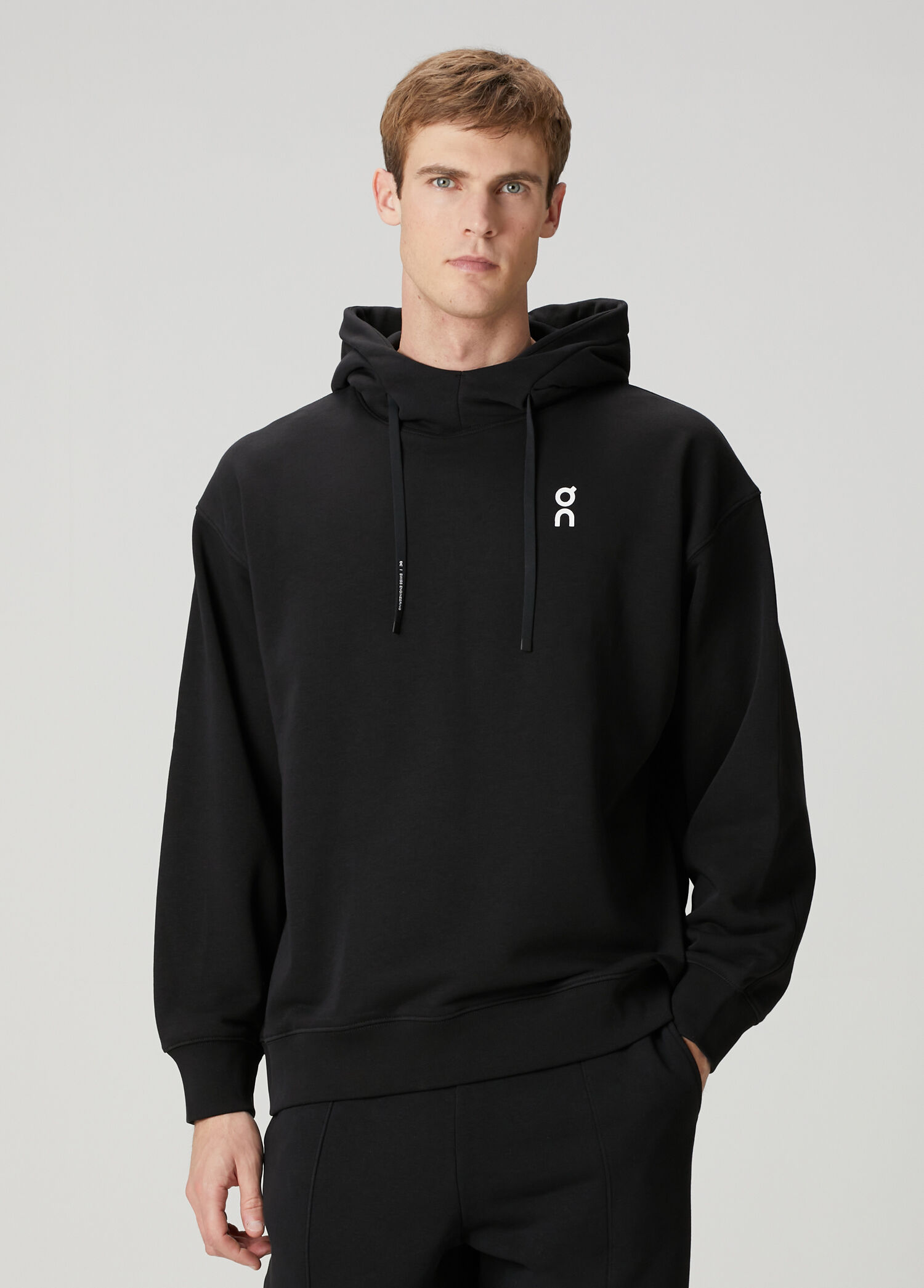 Club Graphic Siyah Kapüşonlu Sweatshirt