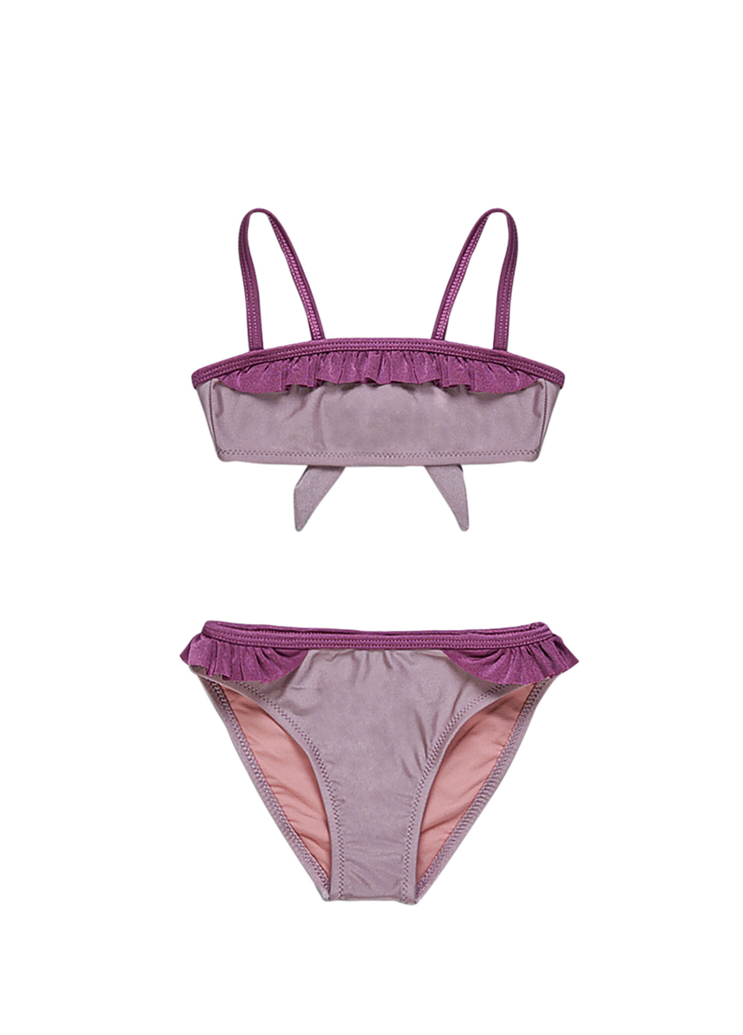 Elisa Lila Straplez Bikini Takımı