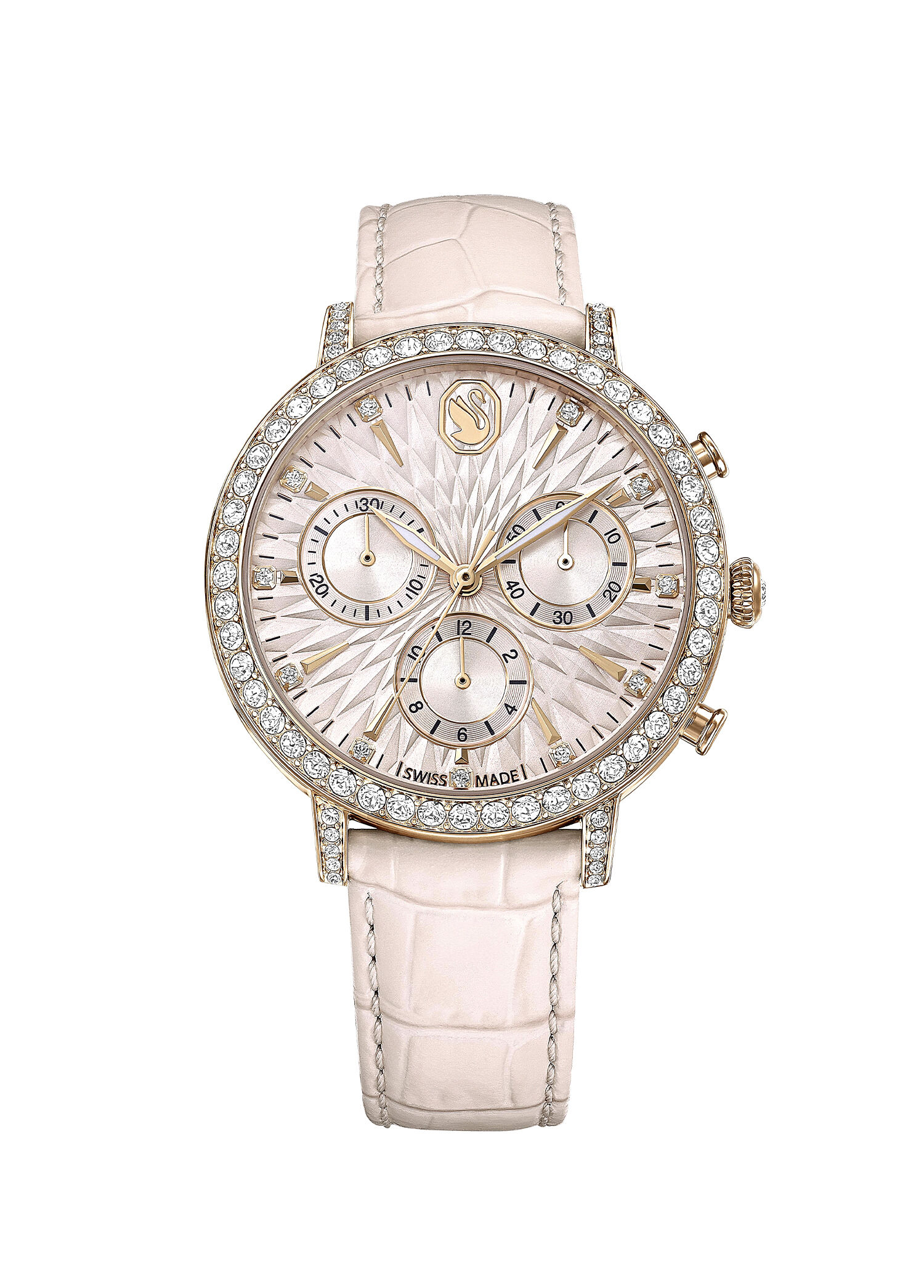 Matrix Chrono Ls Pink Pro Pembe Deri Kadın Kol Saati 5698300