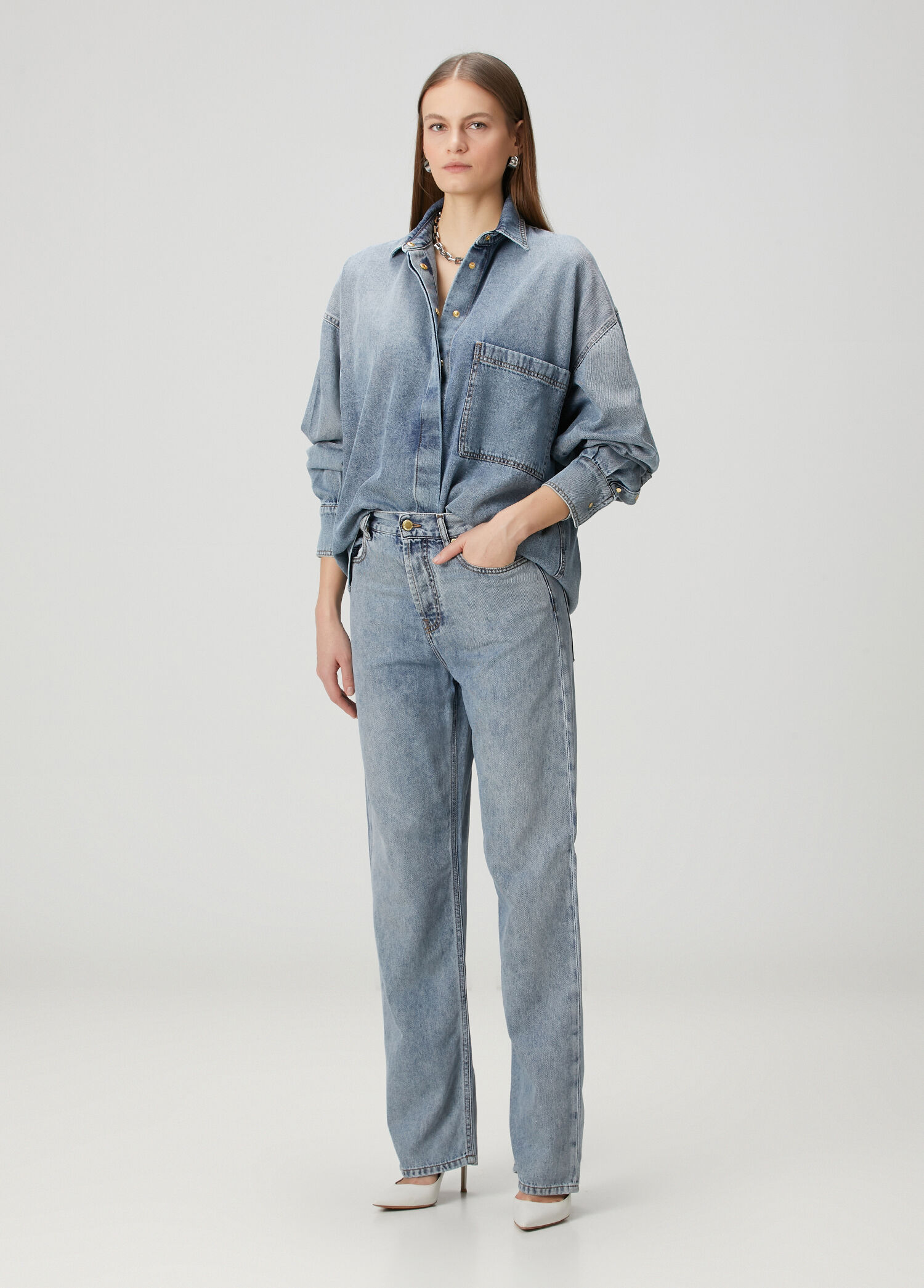 Gale Relaxed Fit Mavi Jean Pantolon
