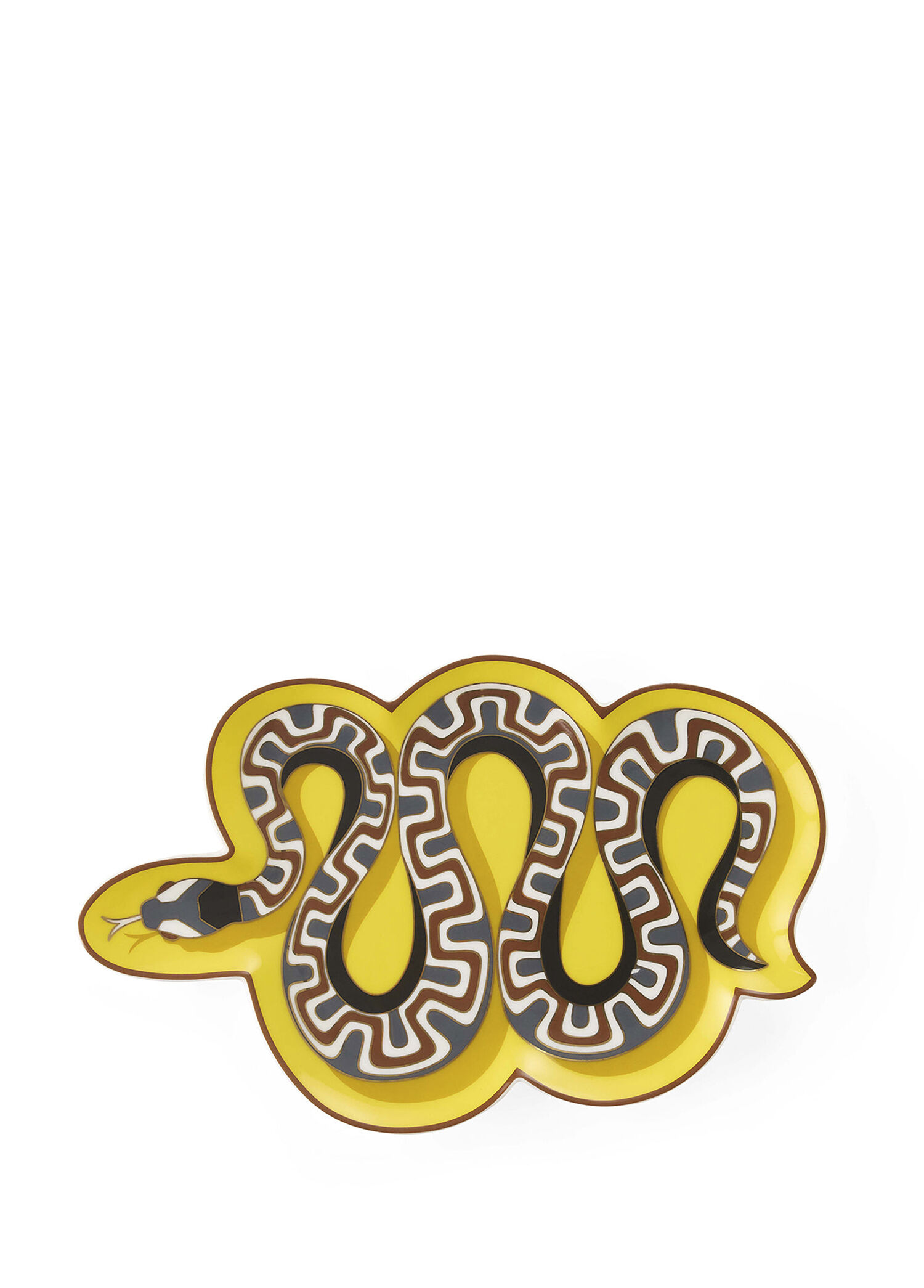 Snake Çok Renkli Seramik Dekoratif Tabak