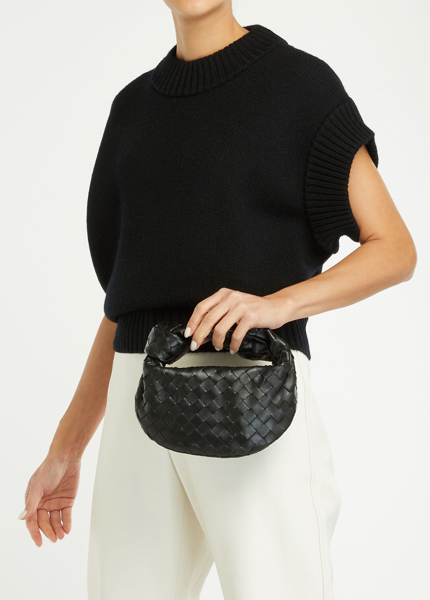 Bottega Veneta - Mini Jodie Black Women's Leather Bag