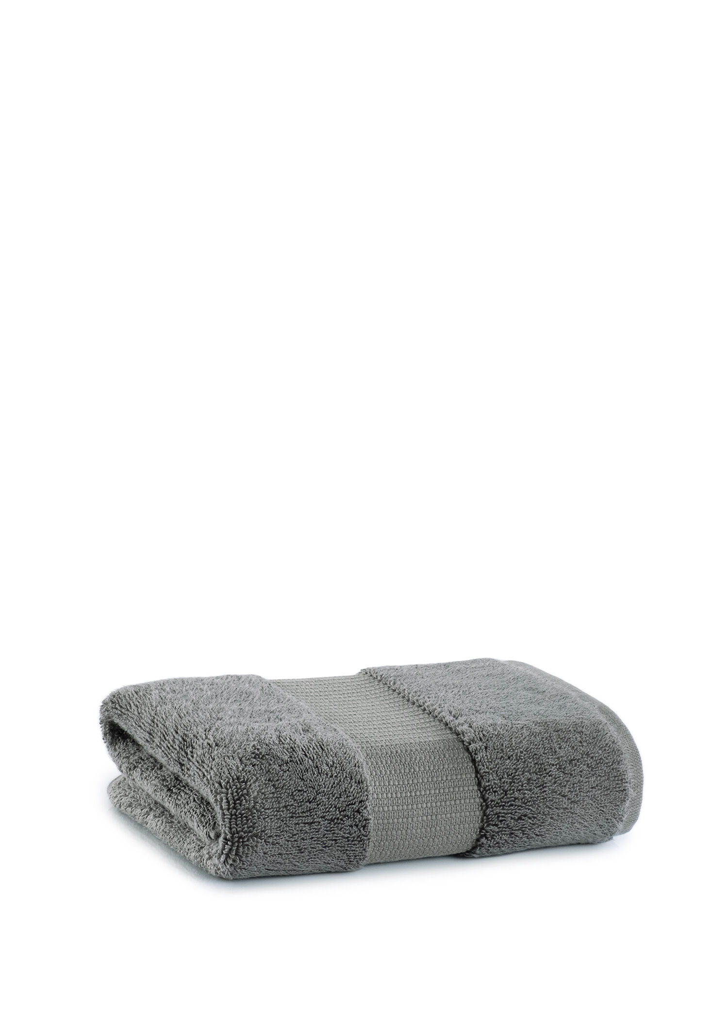 Valencia Fibroluxe ® Dark Gray Bambu Tekli Yüz Havlusu 50 x 90 cm