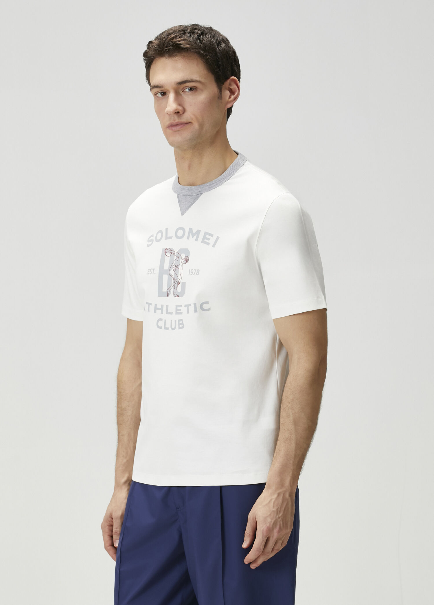 Brunello Cucinelli Beyaz Erkek Beyaz Baskılı T-shirt 1906248 | Beymen