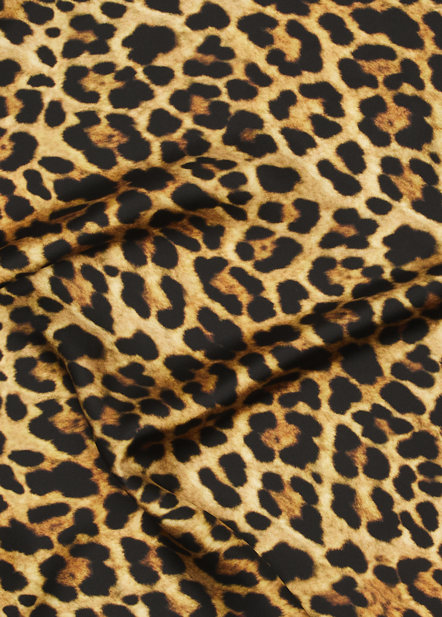 Leopar Desenli 70x70 cm İpek Eşarp_2