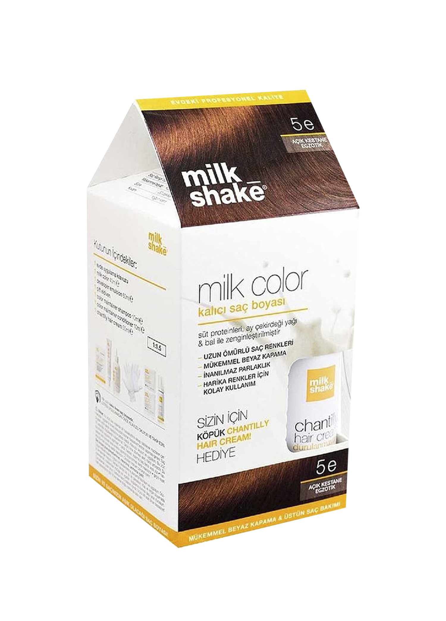 Milk Color Açık Kestane Egzotik Kalıcı Kit Boya