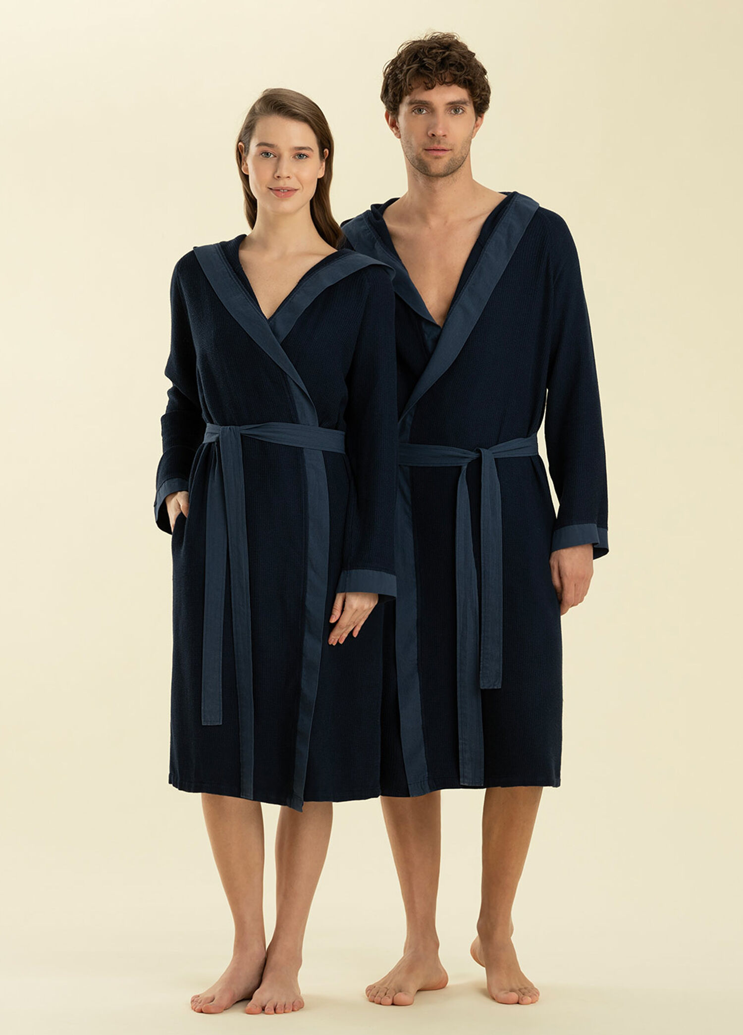 Carra Marin Mavi Unisex Bornoz