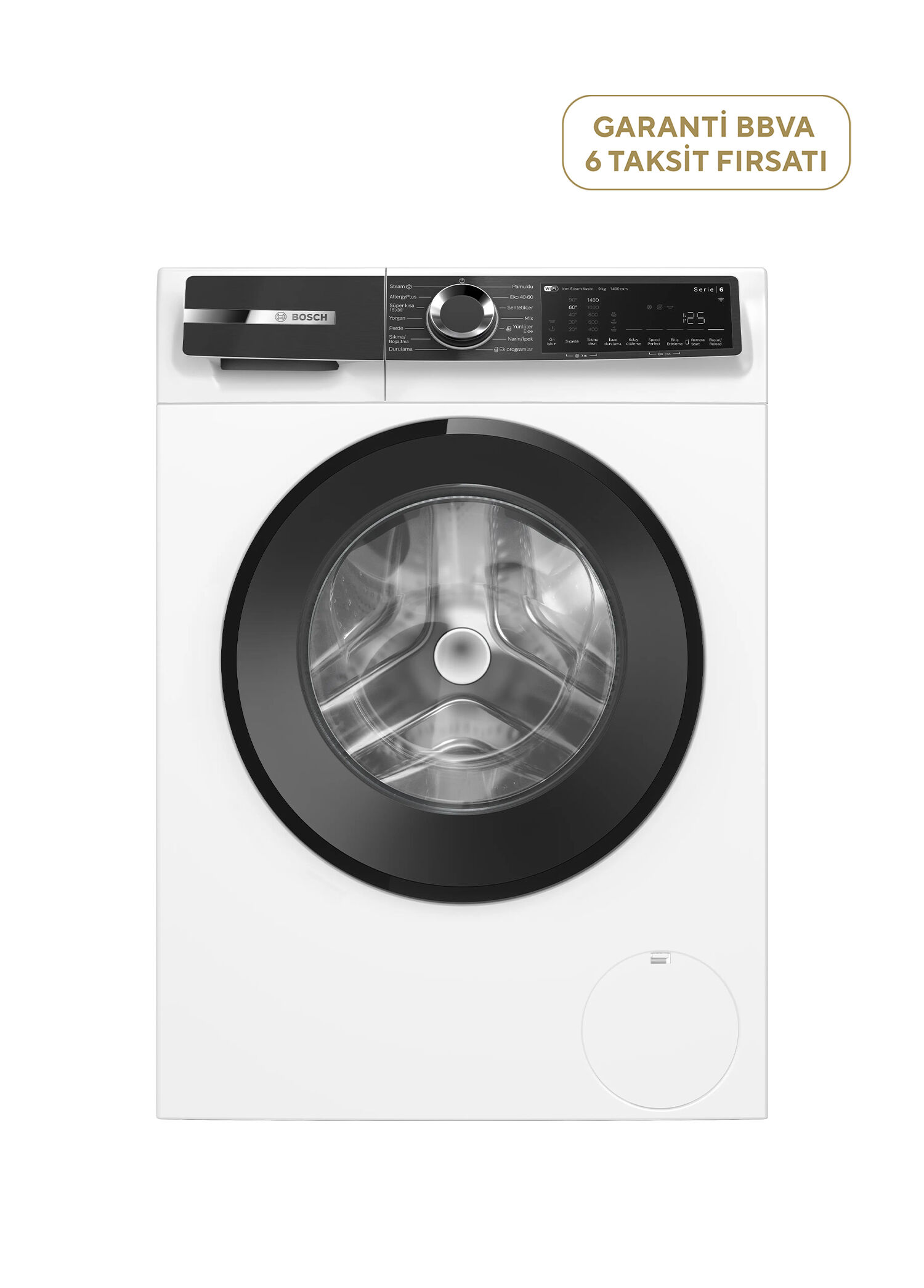 WGK244Z0TR Serie 6 Beyaz Çamaşır Makinesi 9 Kg