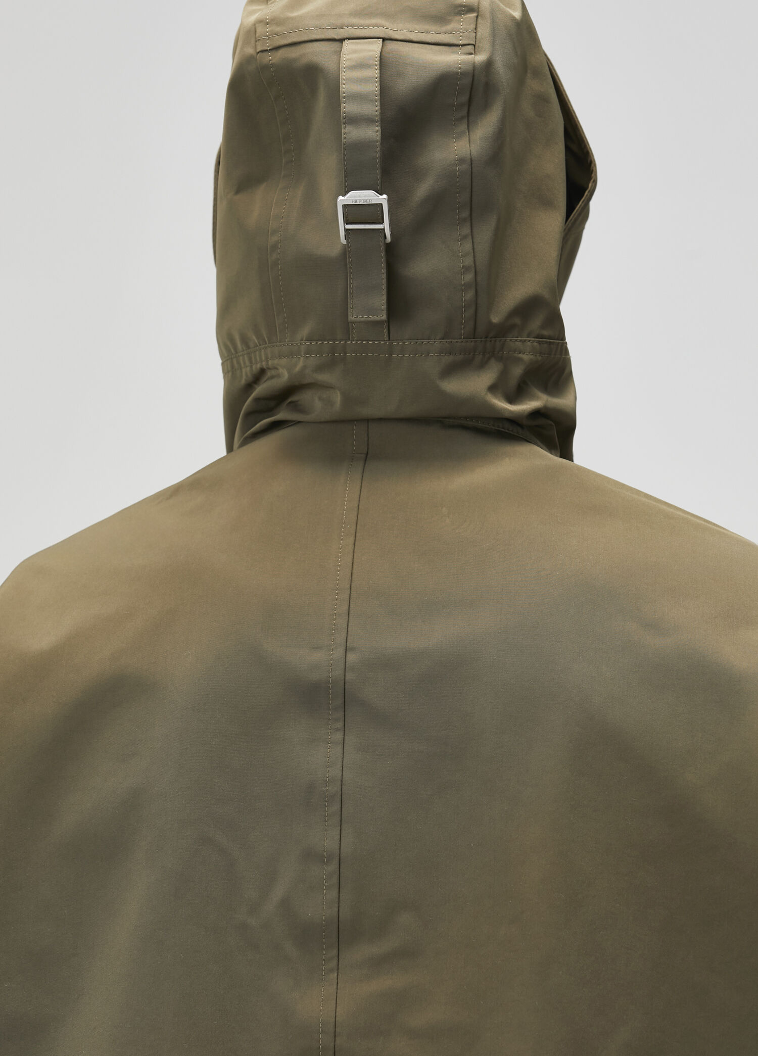 Tommy Hilfiger - Wet Weather Haki Kapüşonlu Parka - Haki