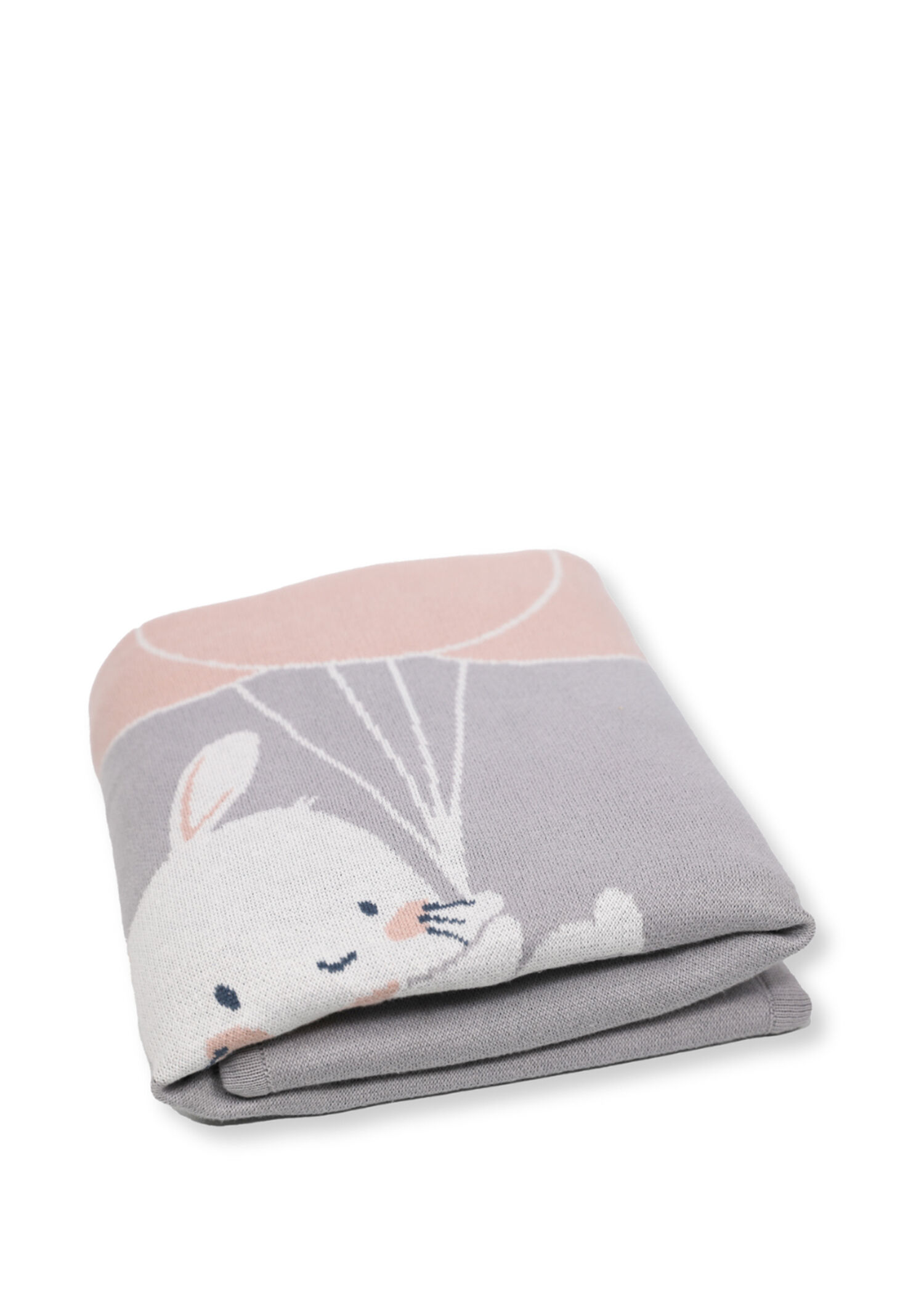 Ruby Rabbit Triko Organik Pamuk Bebek Battaniyesi 80 x 100 cm
