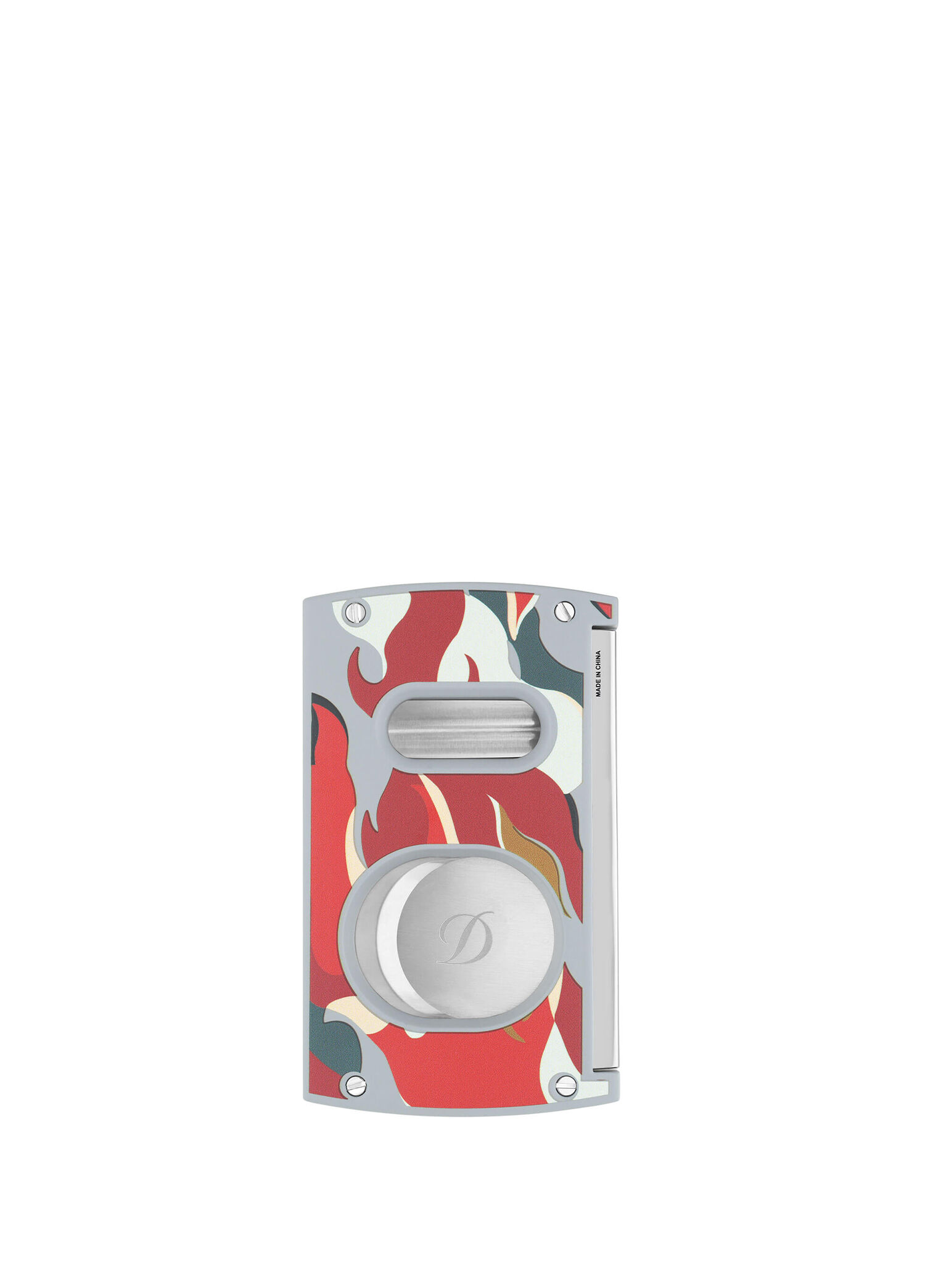 Camo Kırmızı Metal Çift Bıçaklı Puro Kesici 003451R