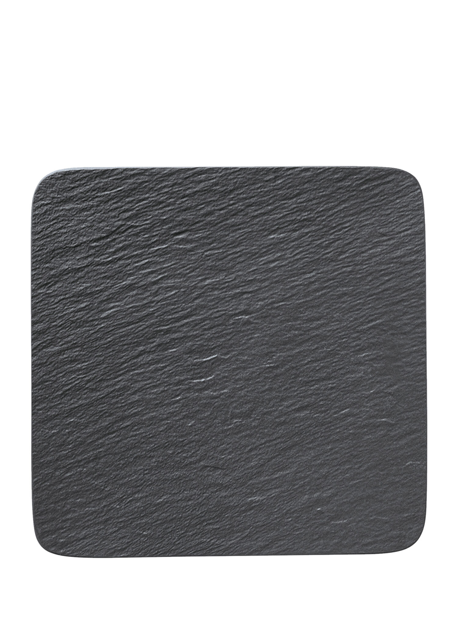 Manufacture Rock Siyah Porselen Kare Servis Tabağı 32 cm