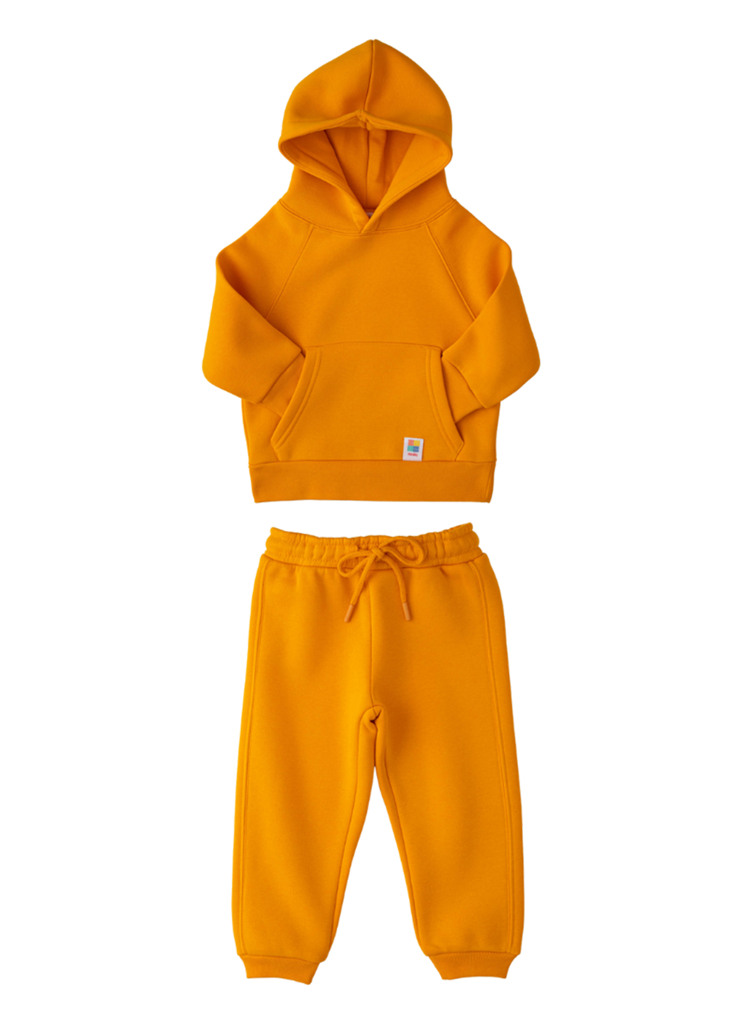 Orange Juice Kapüşonlu Şardonlu Unisex Çocuk Eşofman Takımı