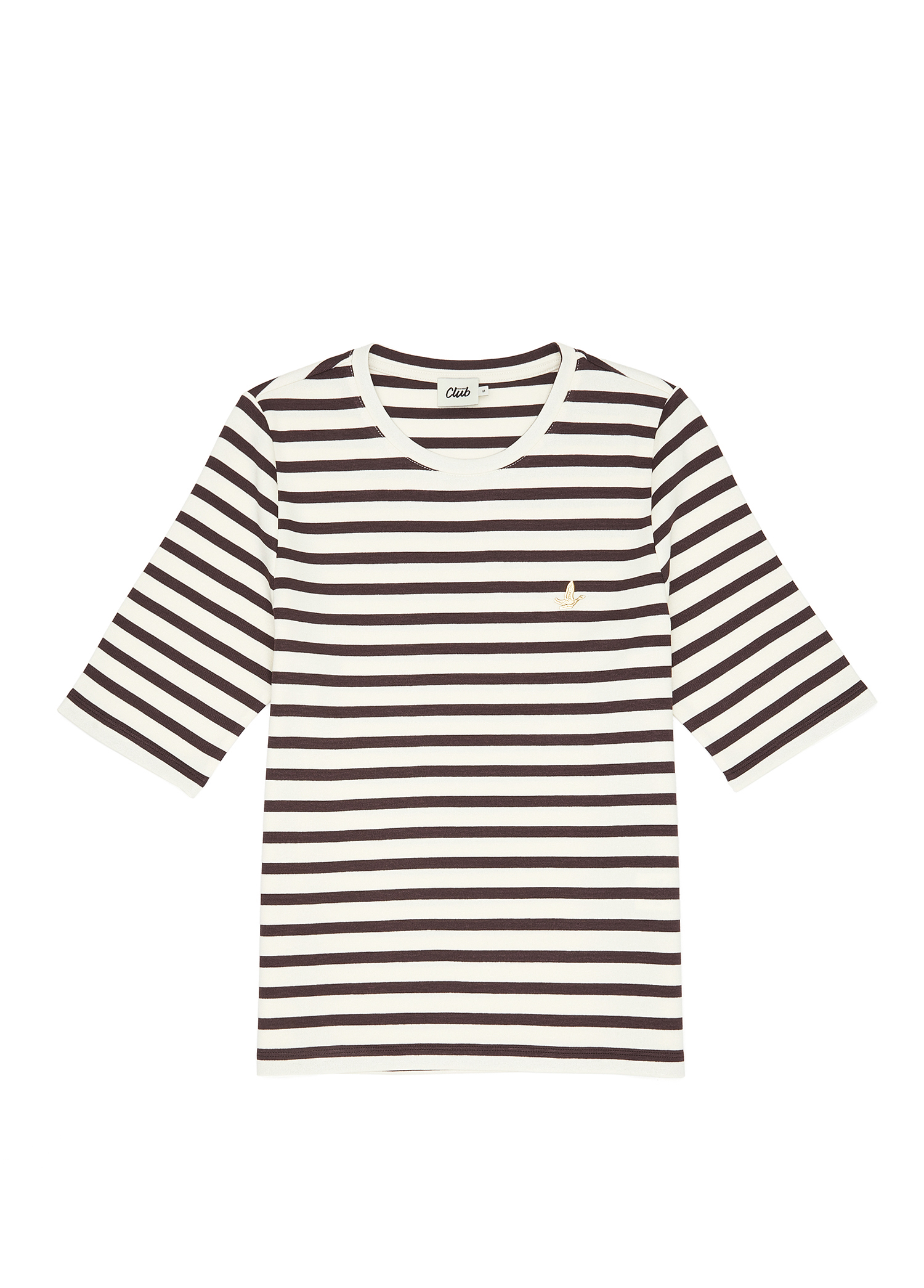 Bej Kahve Çizgili T-shirt_6