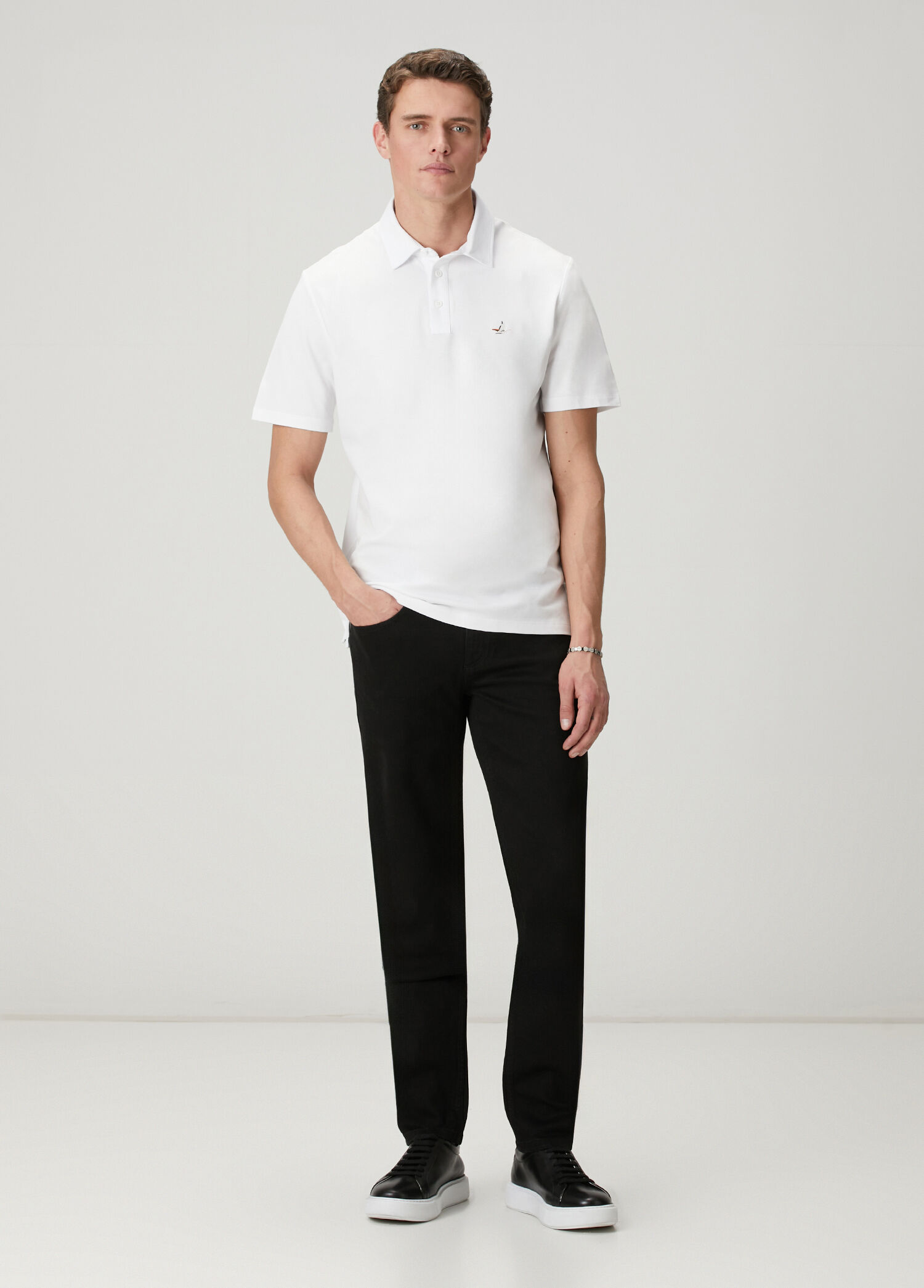 Siyah Slim Fit Jean Pantolon