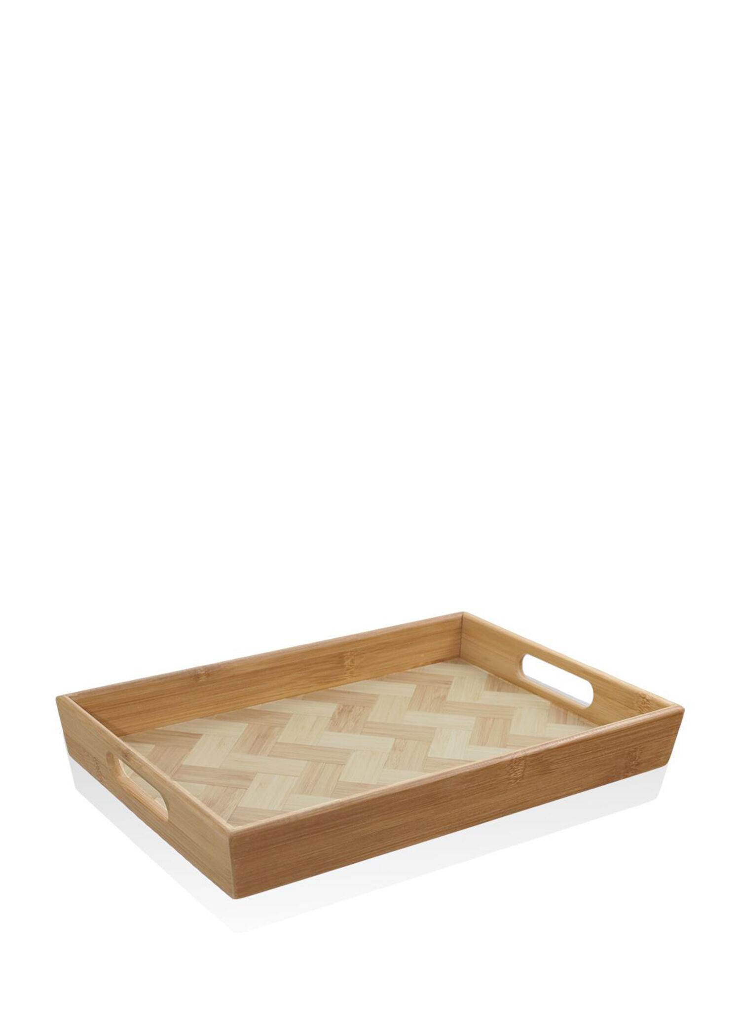 TPS0074 Wicker Bambu Dikdörtgen Tepsi