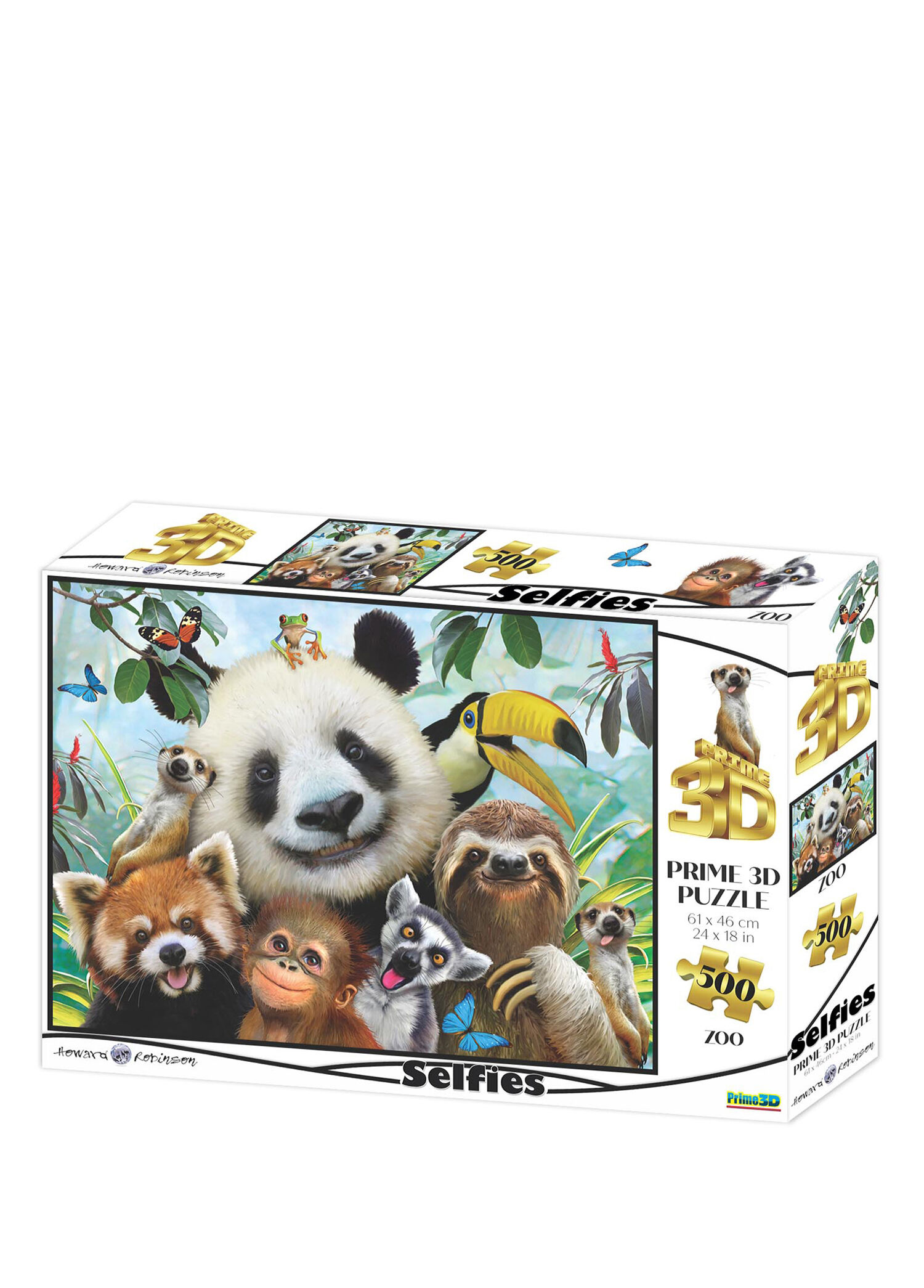 1006 Hayvanat Bahçesi Selfie 500 Parça Yetişkin Puzzle
