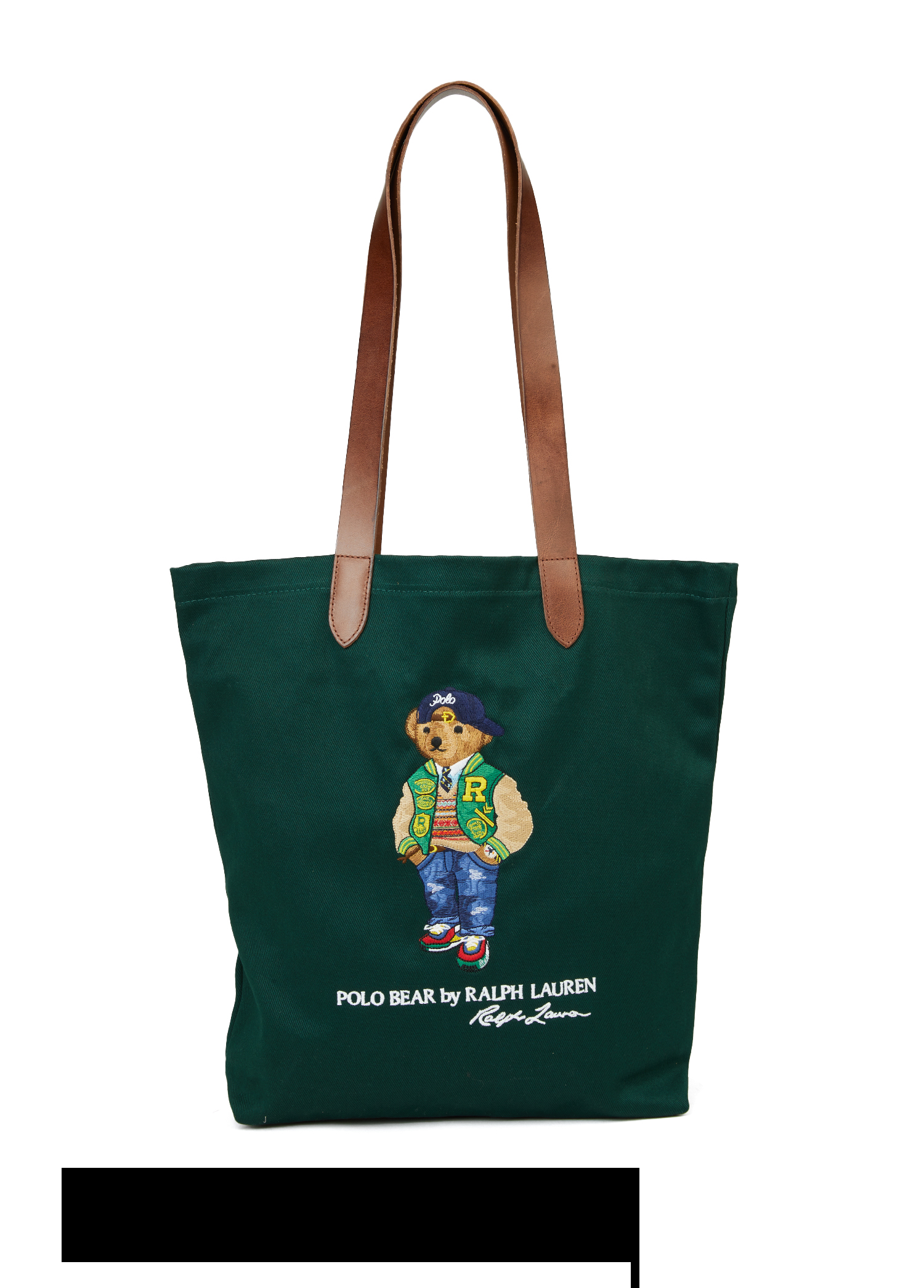 Polo Bear Koyu Yeşil Erkek Alışveriş Çantası