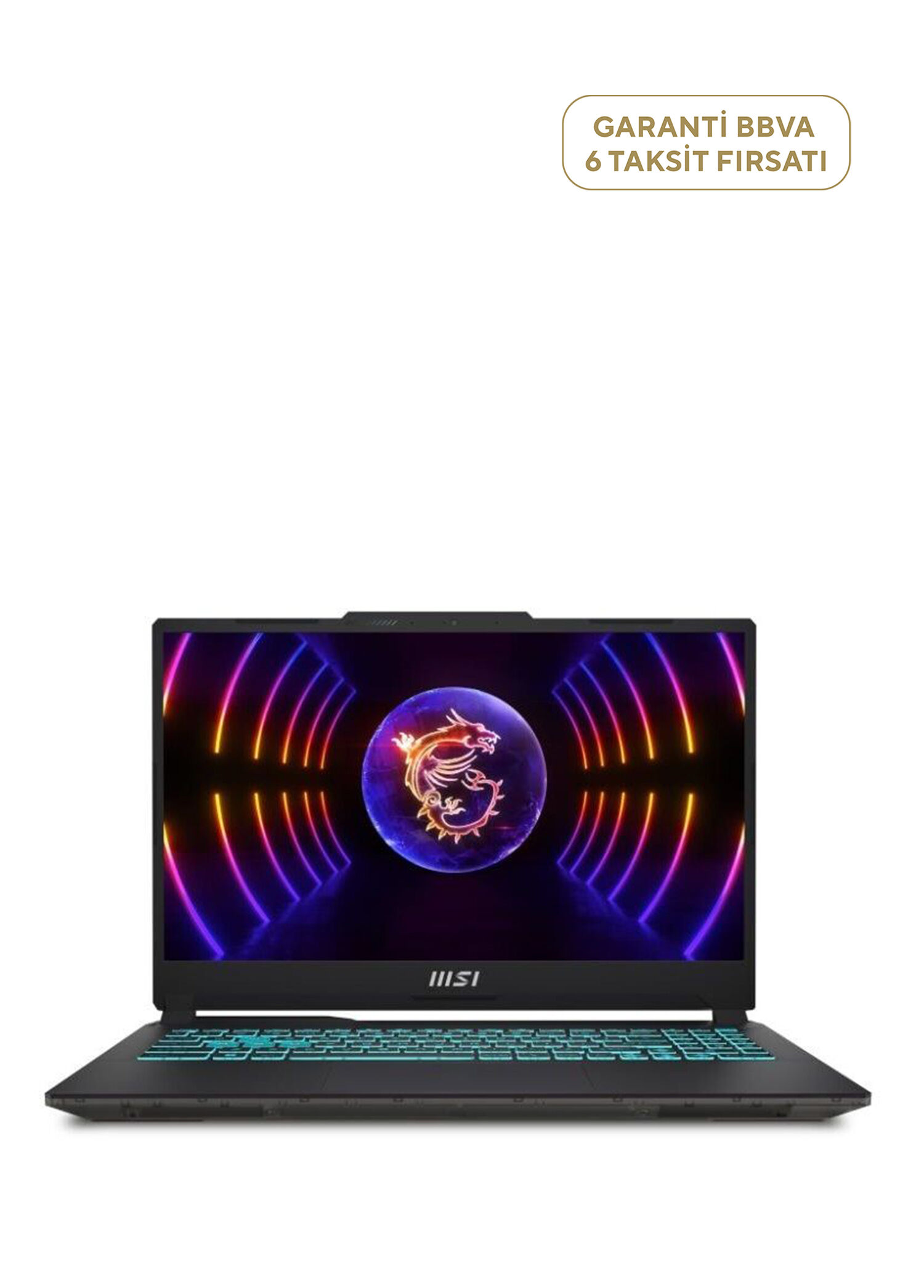 MSI - CYBORG 15 A13VE-2270XTRNN I5-13420H 16GB DDR5 1TB SSD RTX4050 GDDR6 6GB Ram 15.6" FHD Freedos Laptop