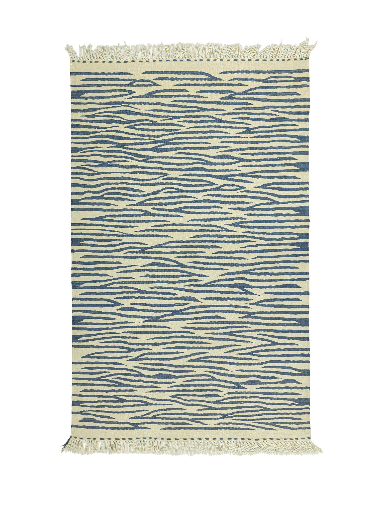 Zeta Zebra Desenli El Dokuma Kilim 111 x 176 cm